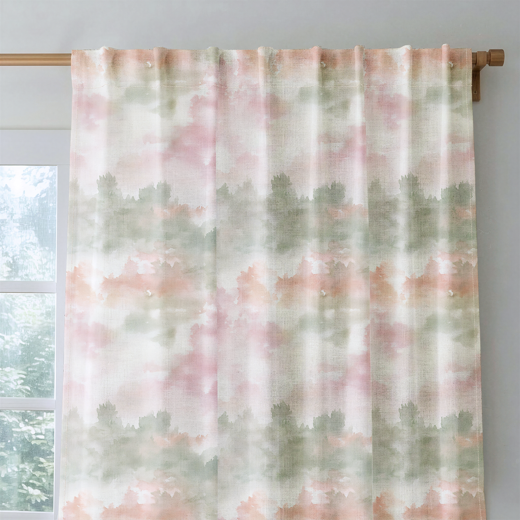 Watercolor Forest - Drapery — rod