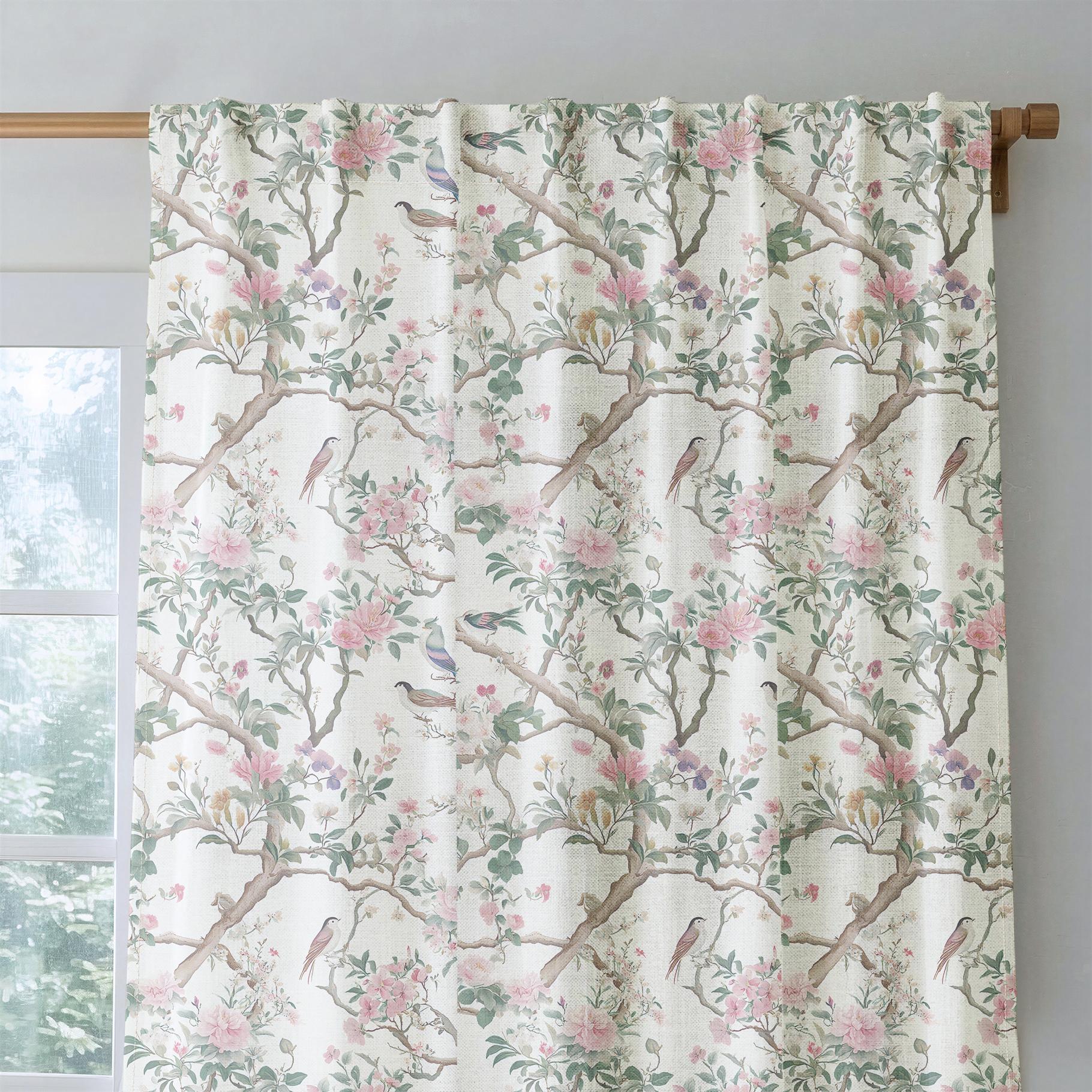 Quiet Bloom - Drapery — rod