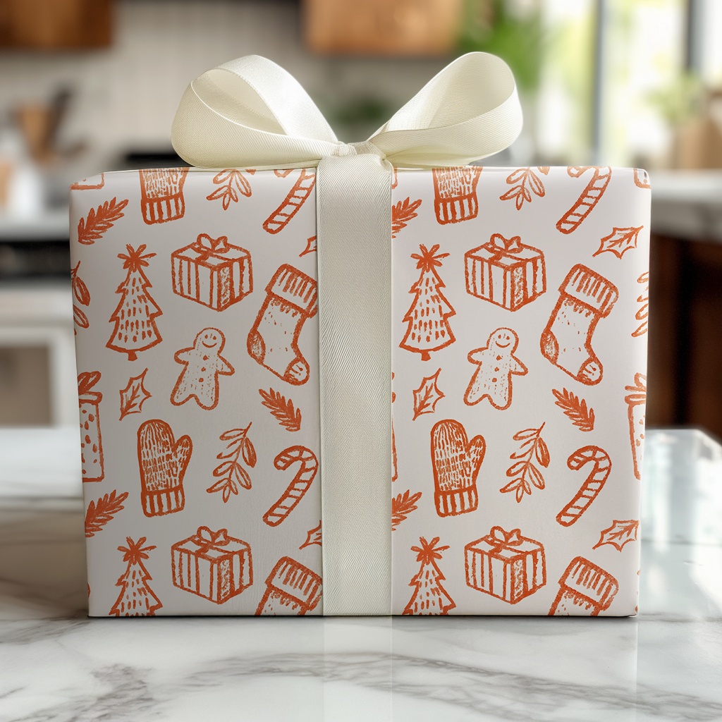 Christmas in Ink - Wrapping Paper