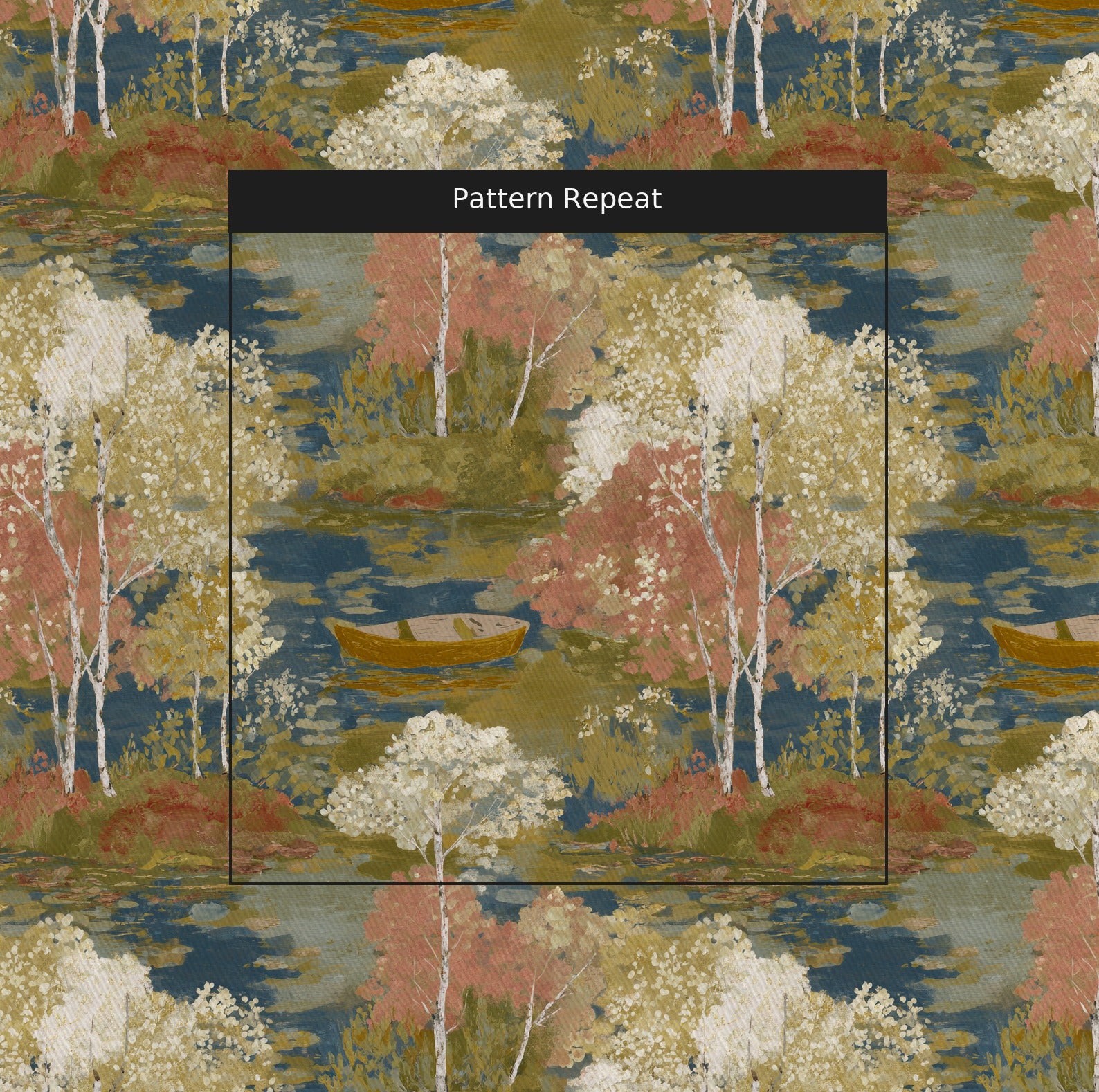 Gentle Country Fabric by the Yard — pattern repeat