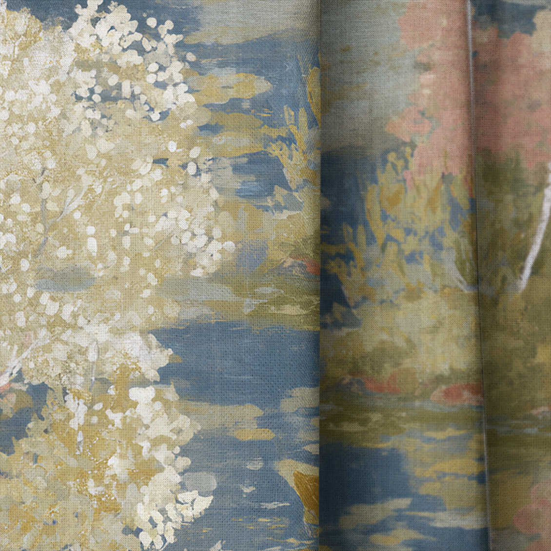 Gentle Country - Drapery — close up