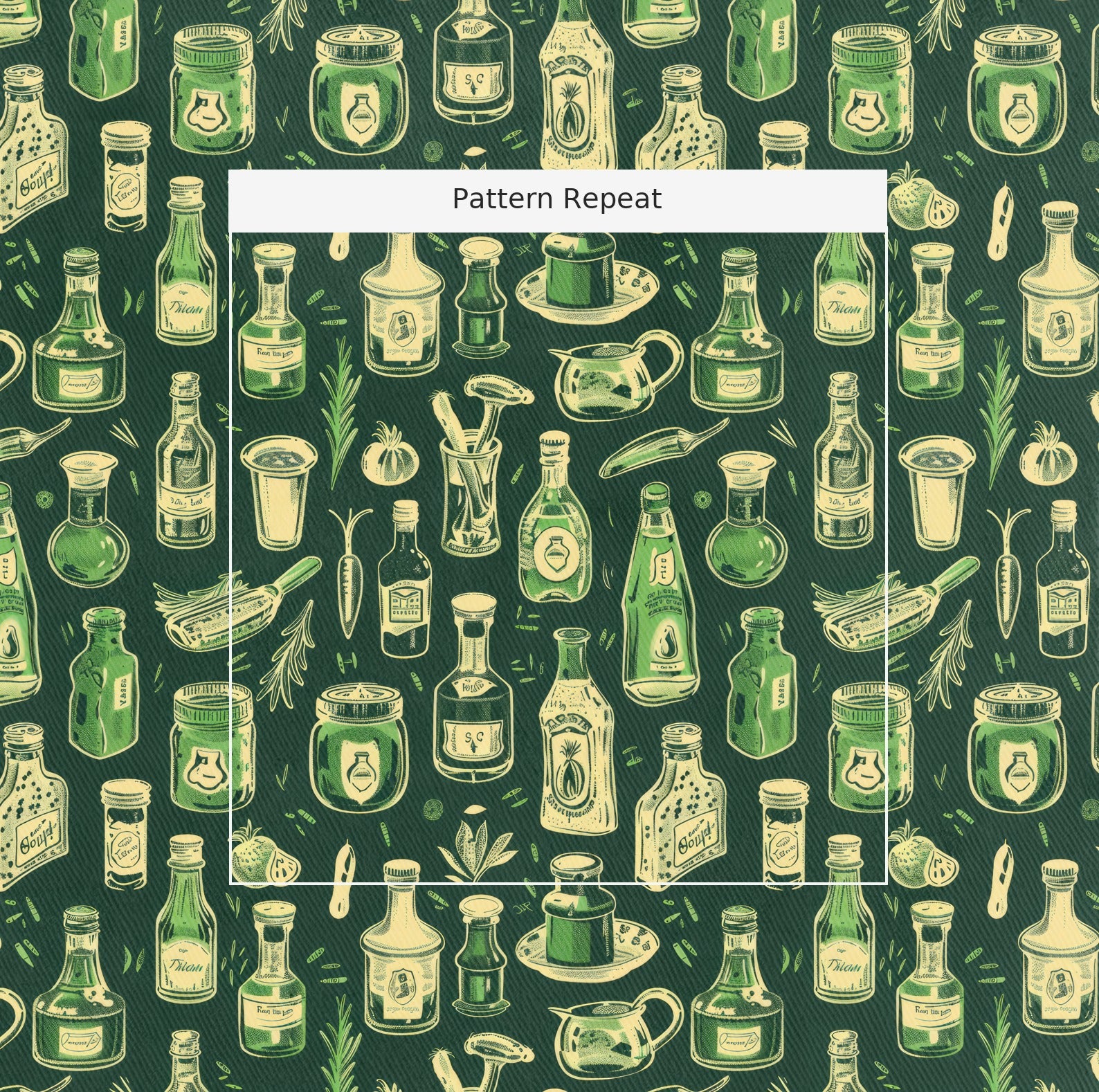 Thyme & Tradition Fabric by the Yard — pattern repeat