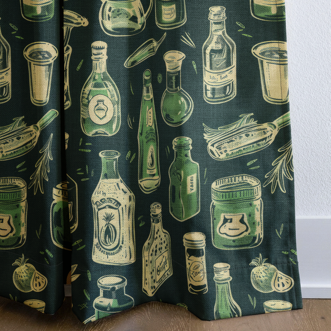 Thyme & Tradition - Drapery — corner closeup