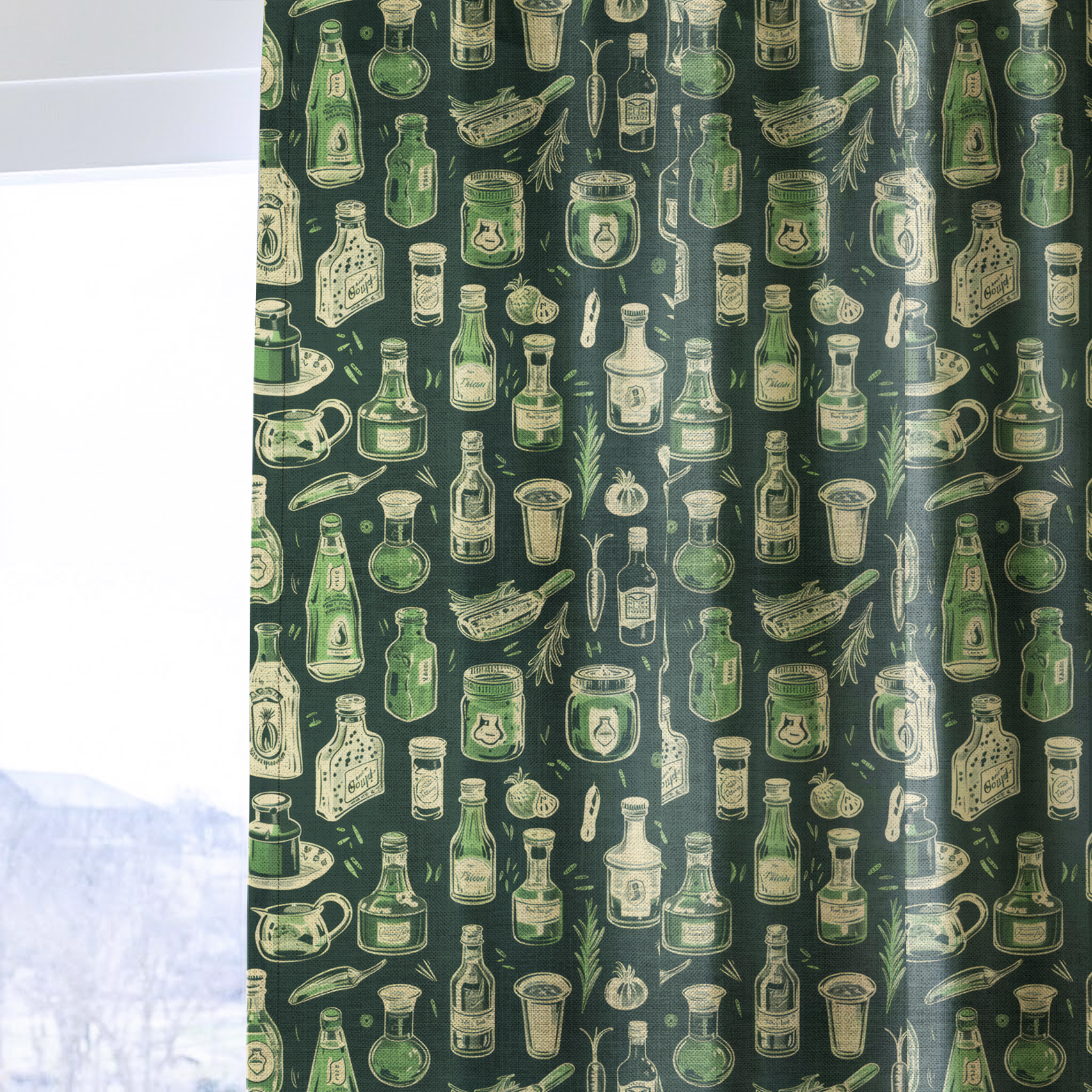 Thyme & Tradition - Drapery — one panel