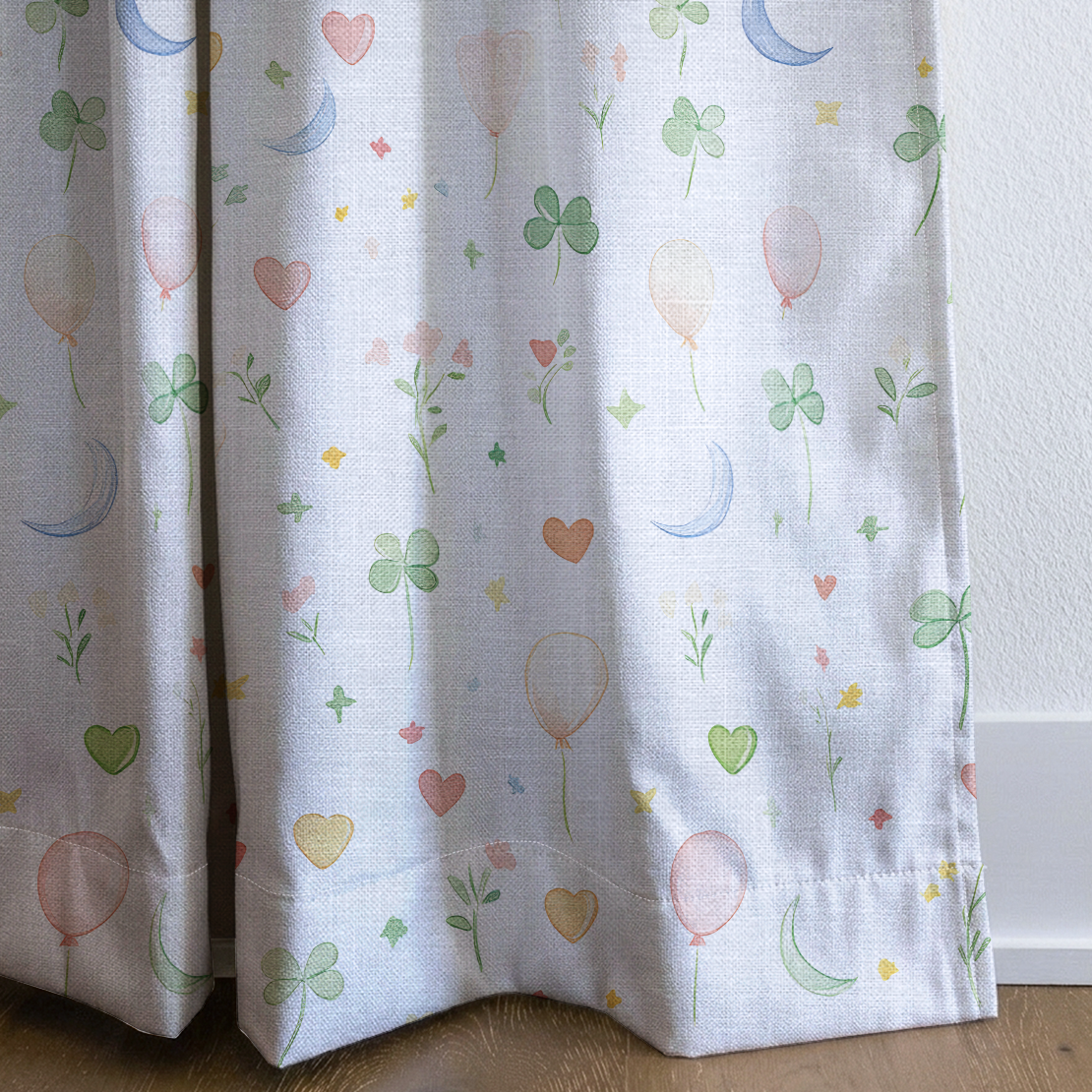 Magically Radiant - Drapery — corner closeup