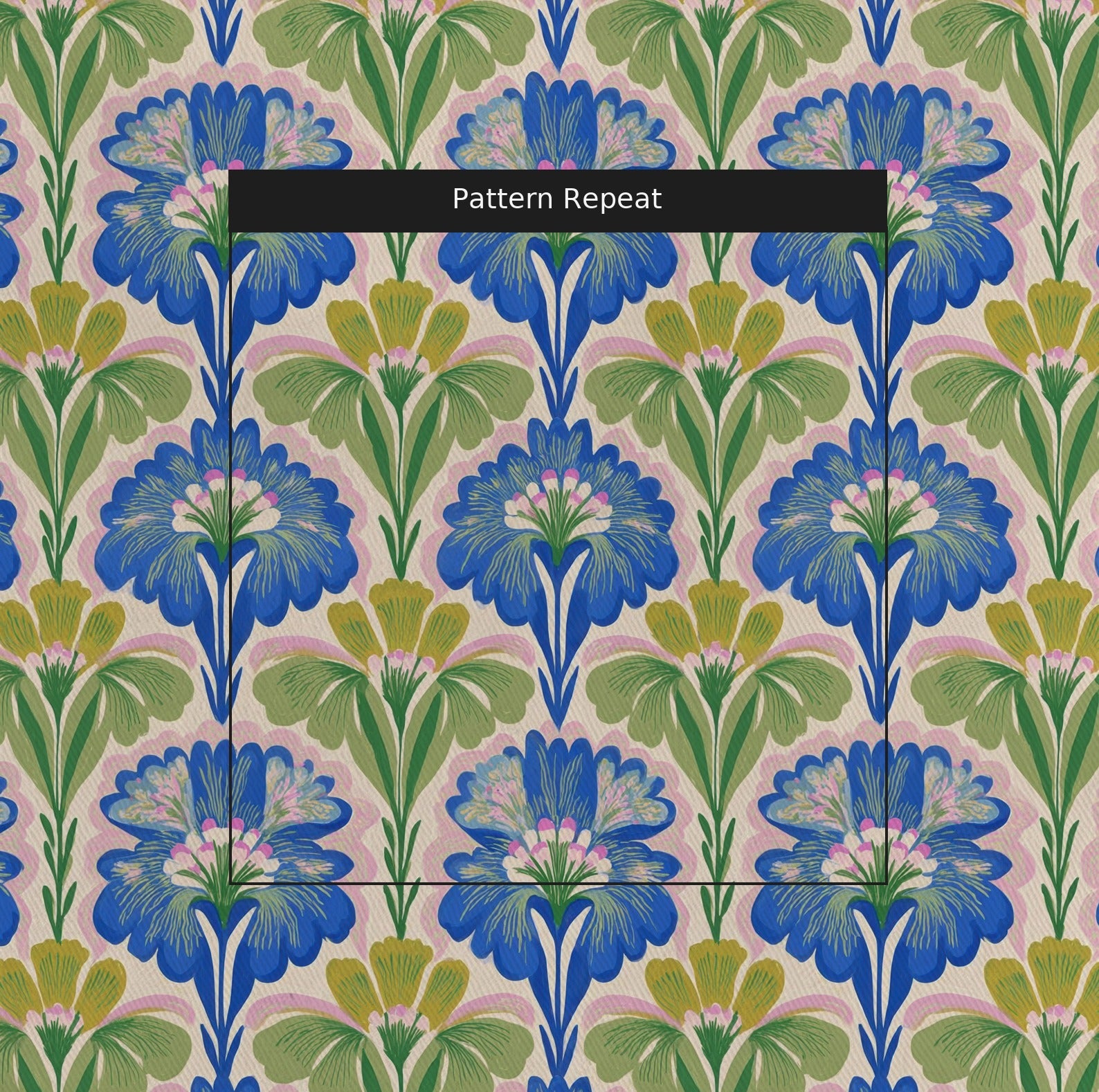 Ori Fabric by the Yard — pattern repeat