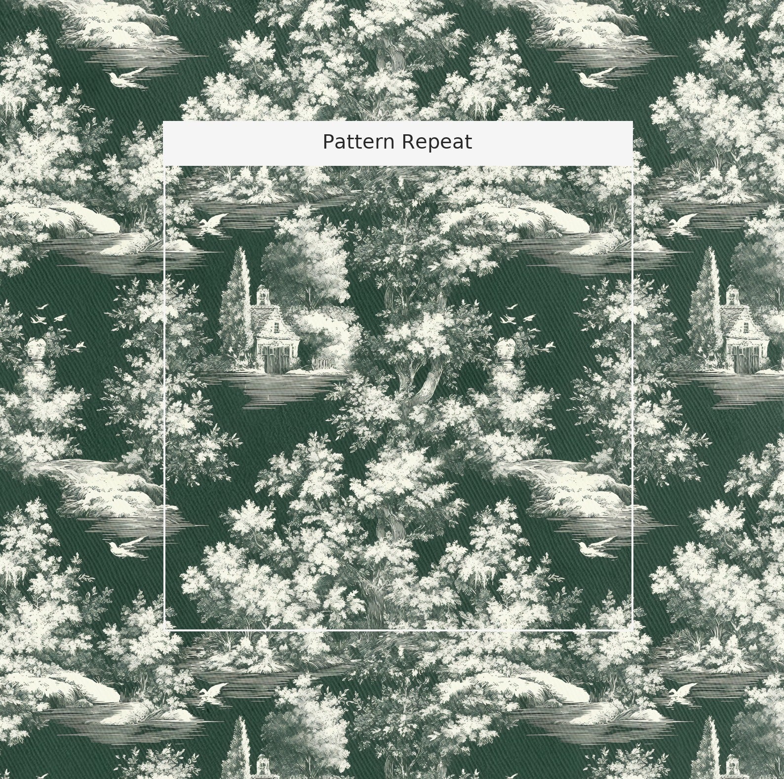 Alexander Fabric by the Yard — pattern repeat