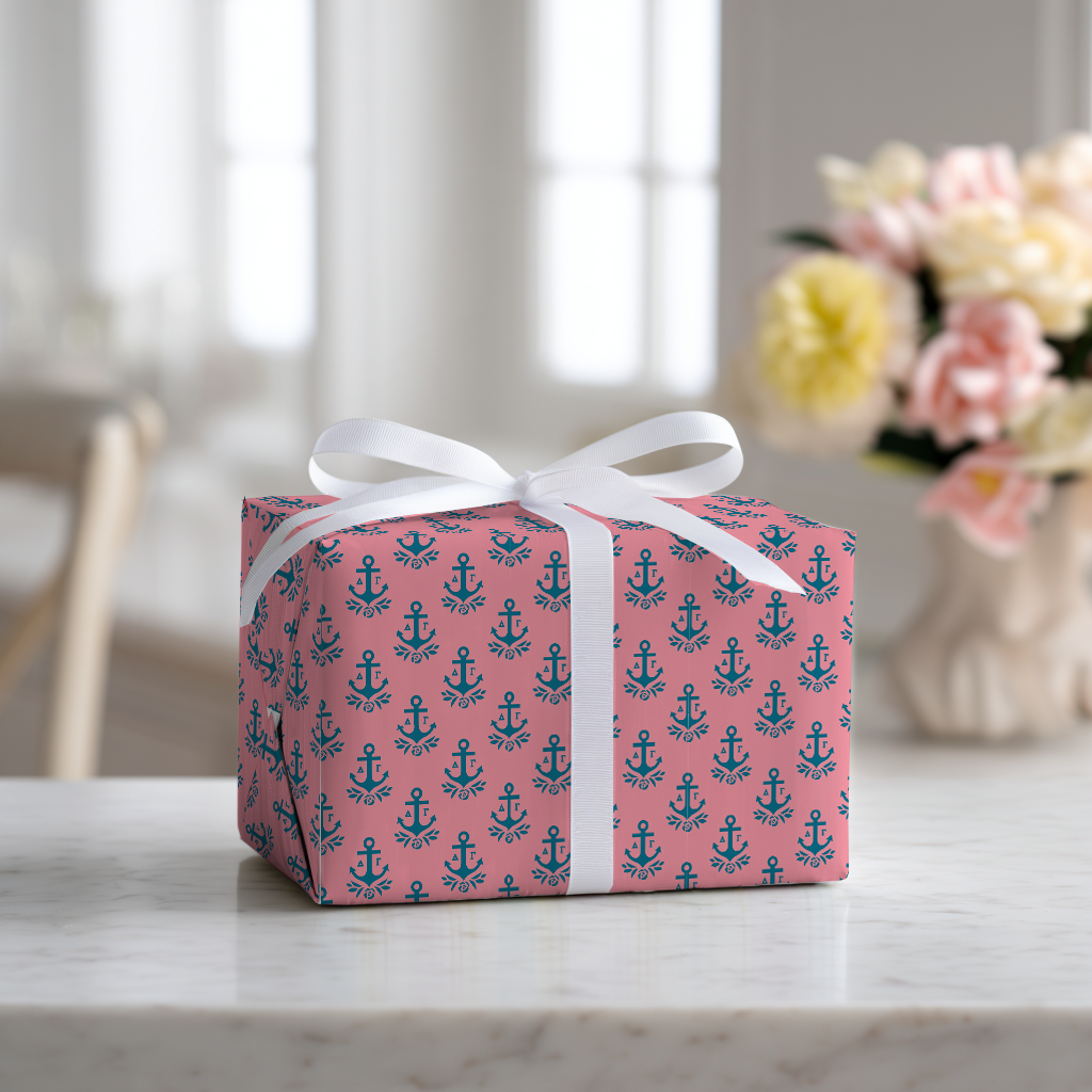 Delta Anchor Crest - Wrapping Paper