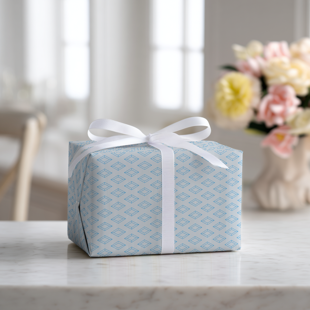 Brilliant in Blue - Wrapping Paper