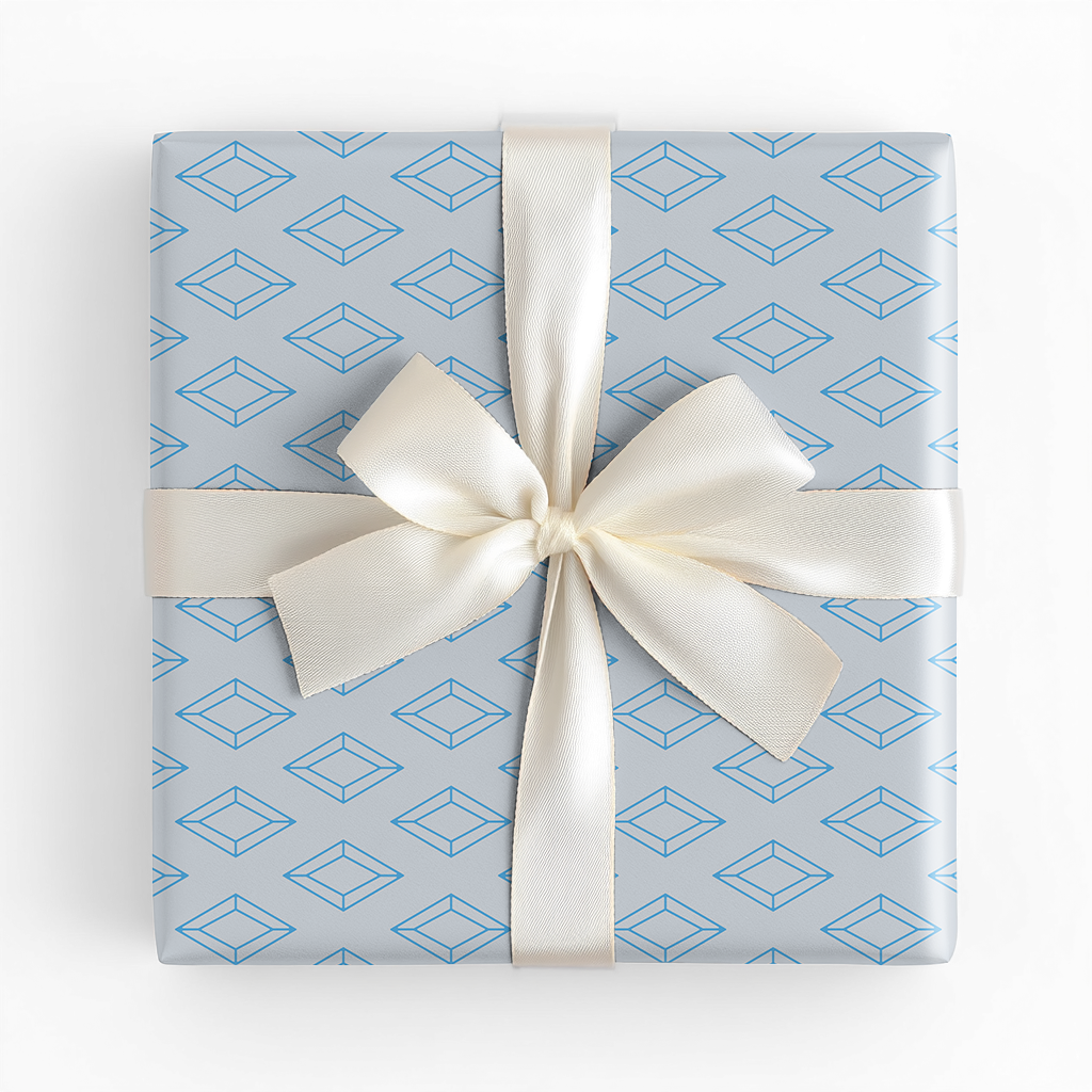 Brilliant in Blue - Wrapping Paper