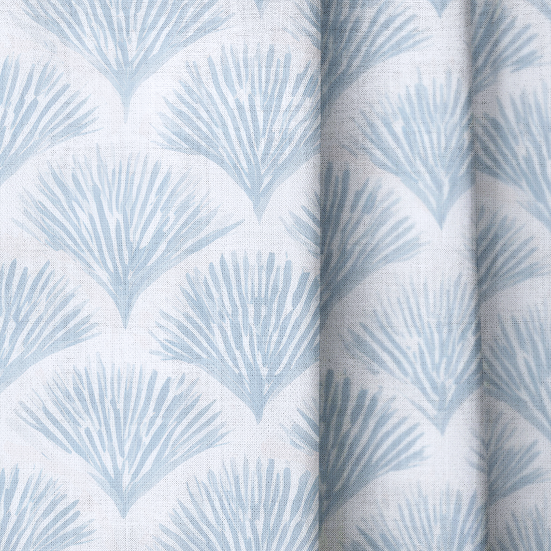 Scalloped Sky - Drapery — close up