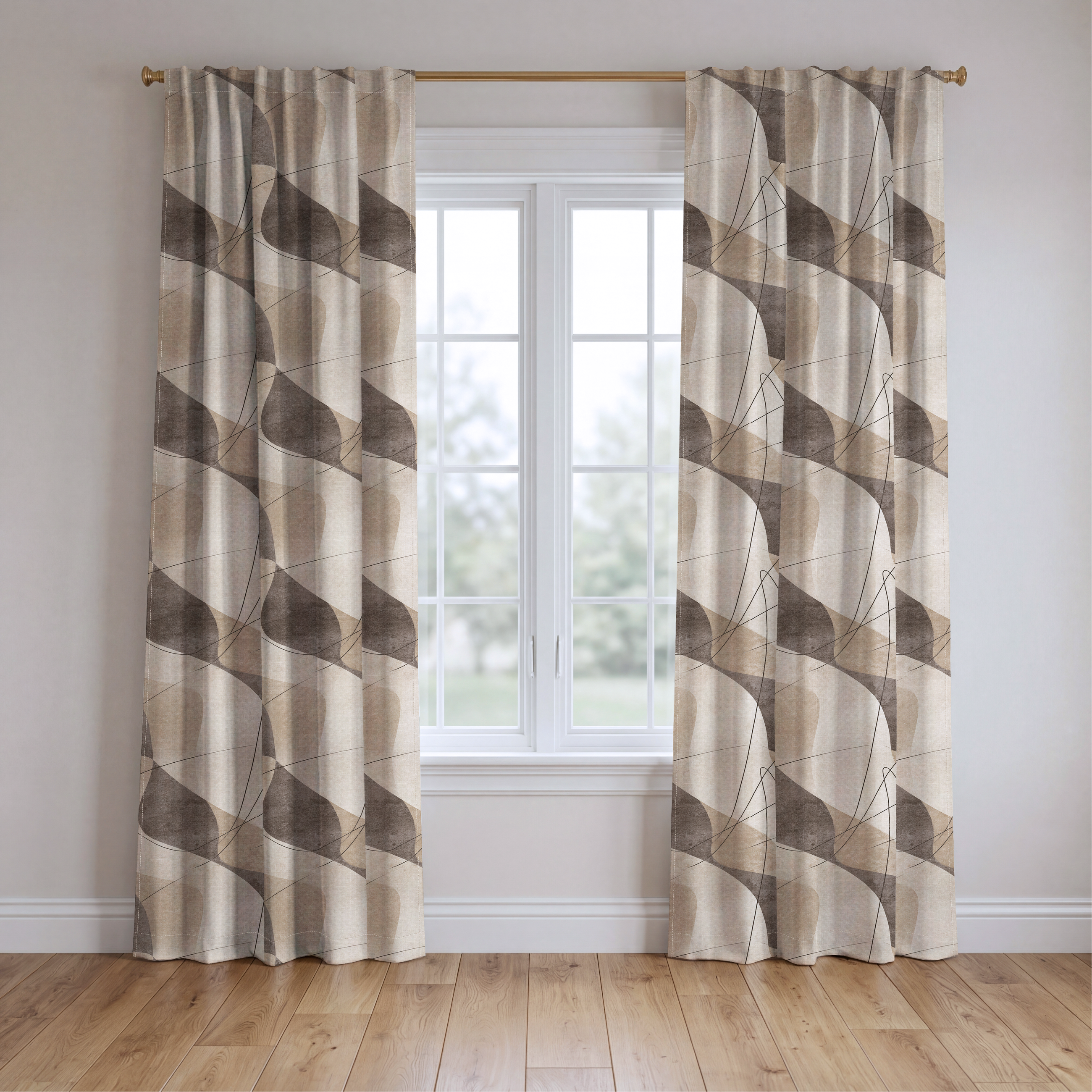 Mesa Drift - Drapery — two panels