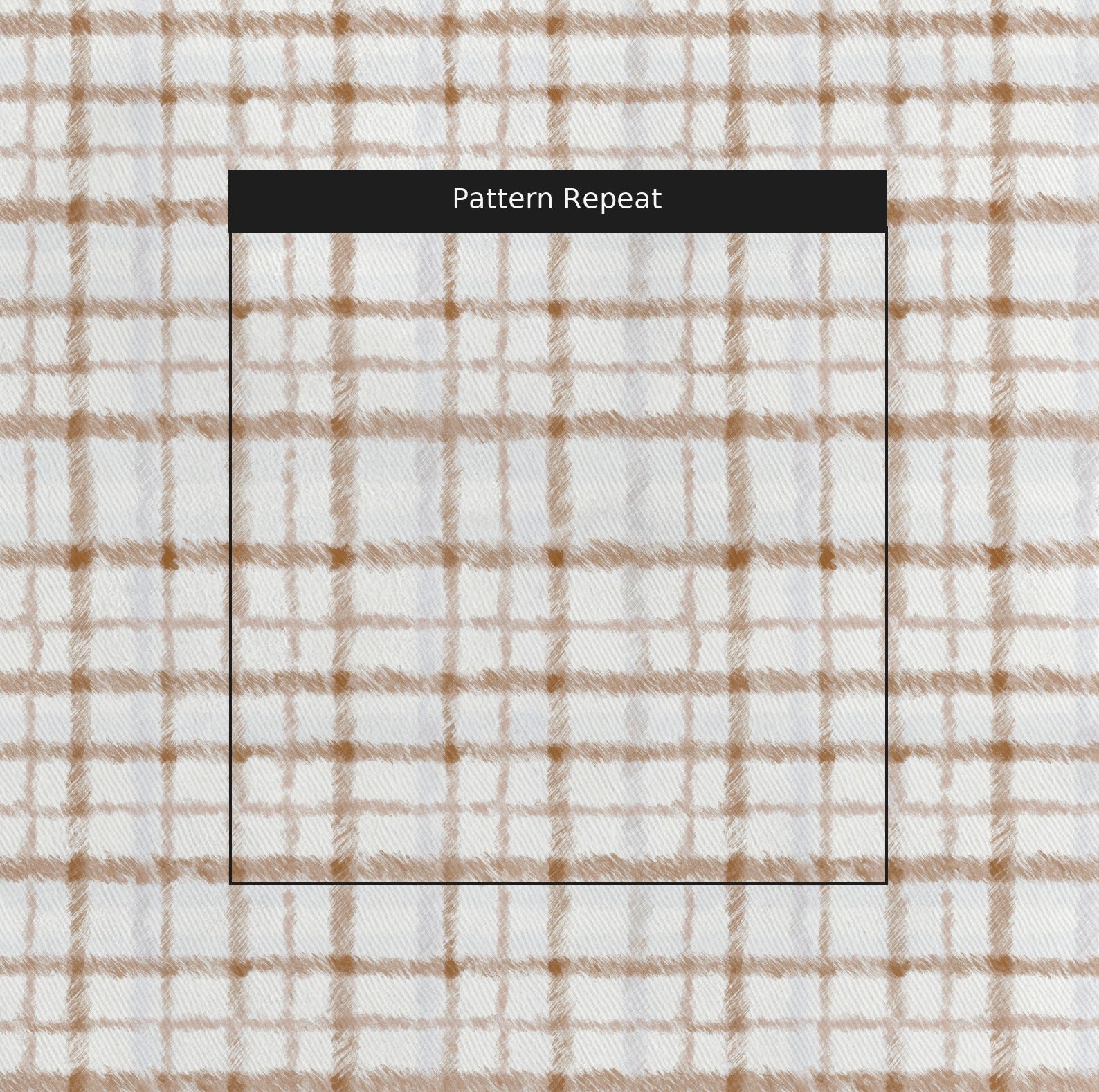 Windsor Grid Fabric by the Yard — pattern repeat