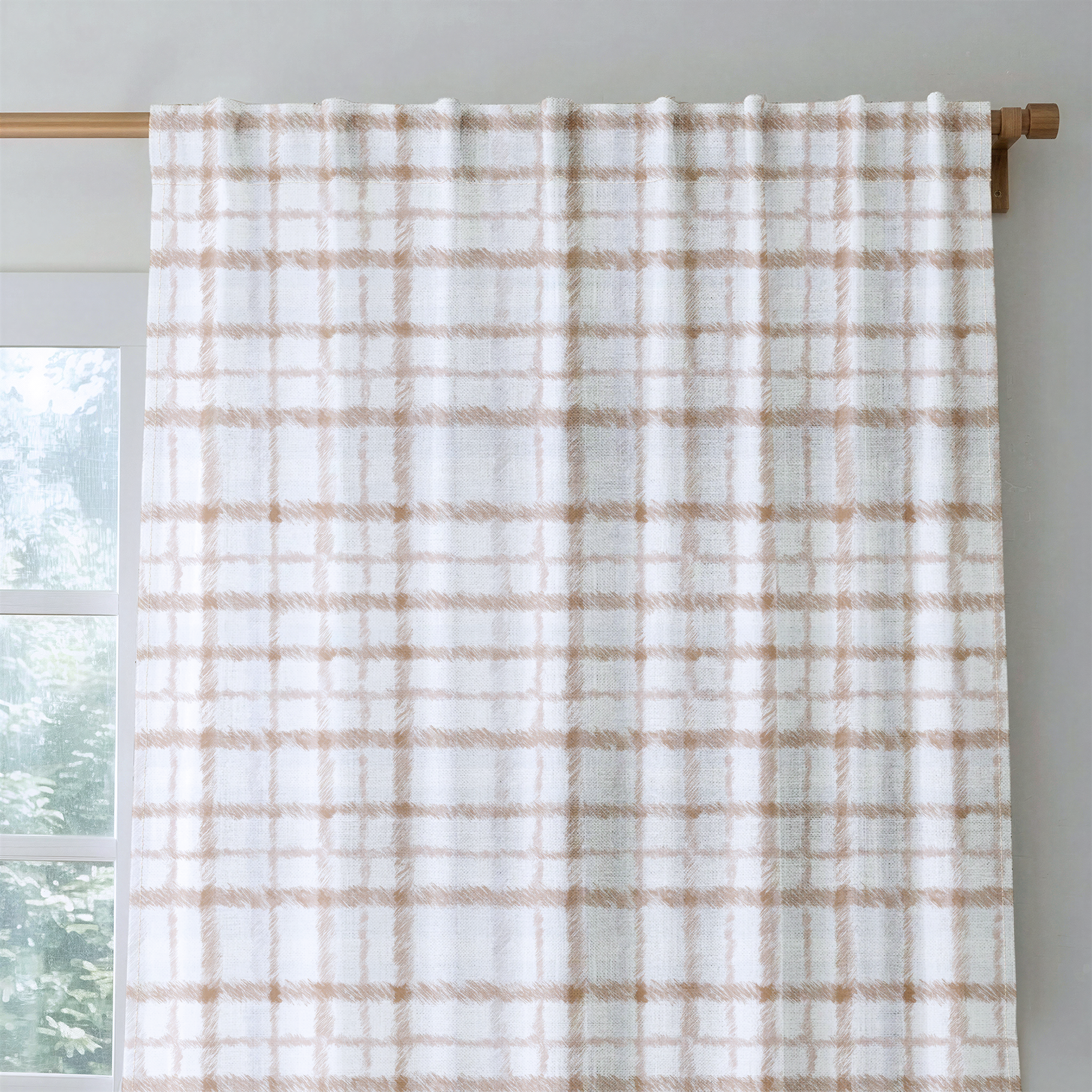 Windsor Grid - Drapery — rod