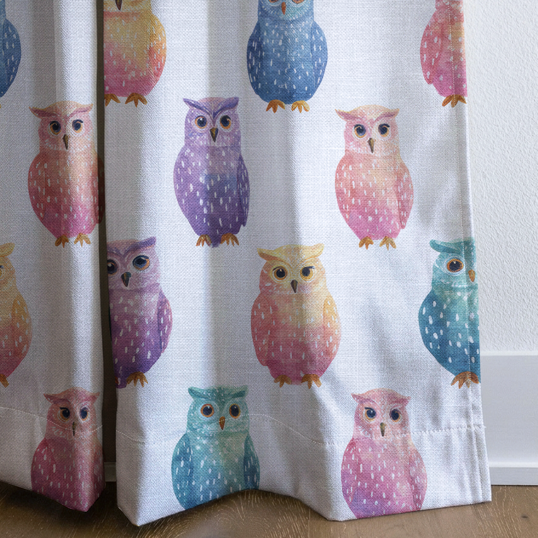 Winnie Pastel - Drapery — corner closeup