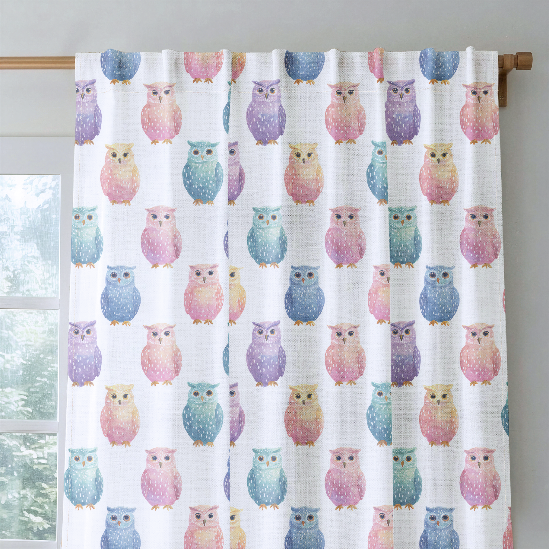 Winnie Pastel - Drapery — rod