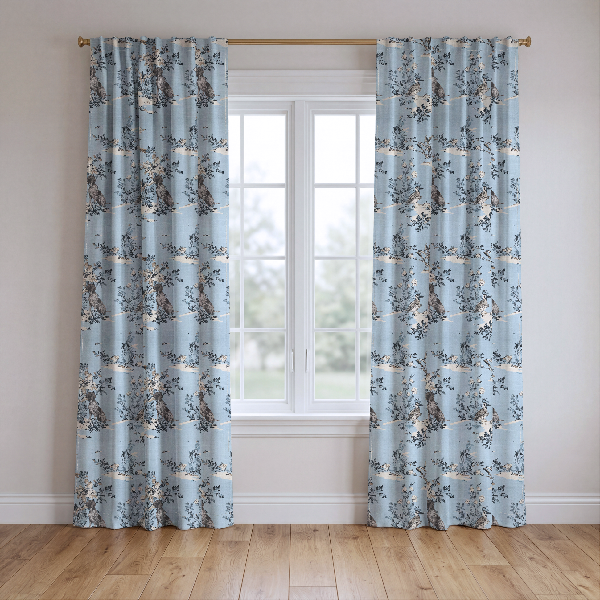 Lanker - Drapery — two panels