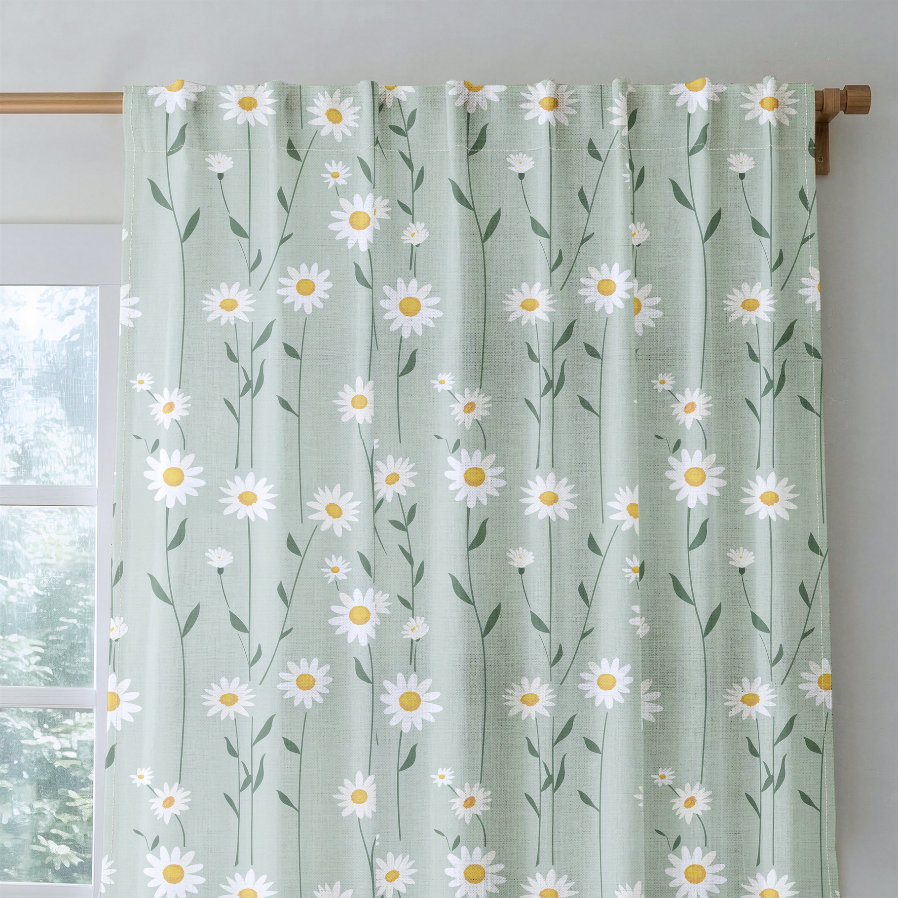 Adria Daisy - Drapery — rod