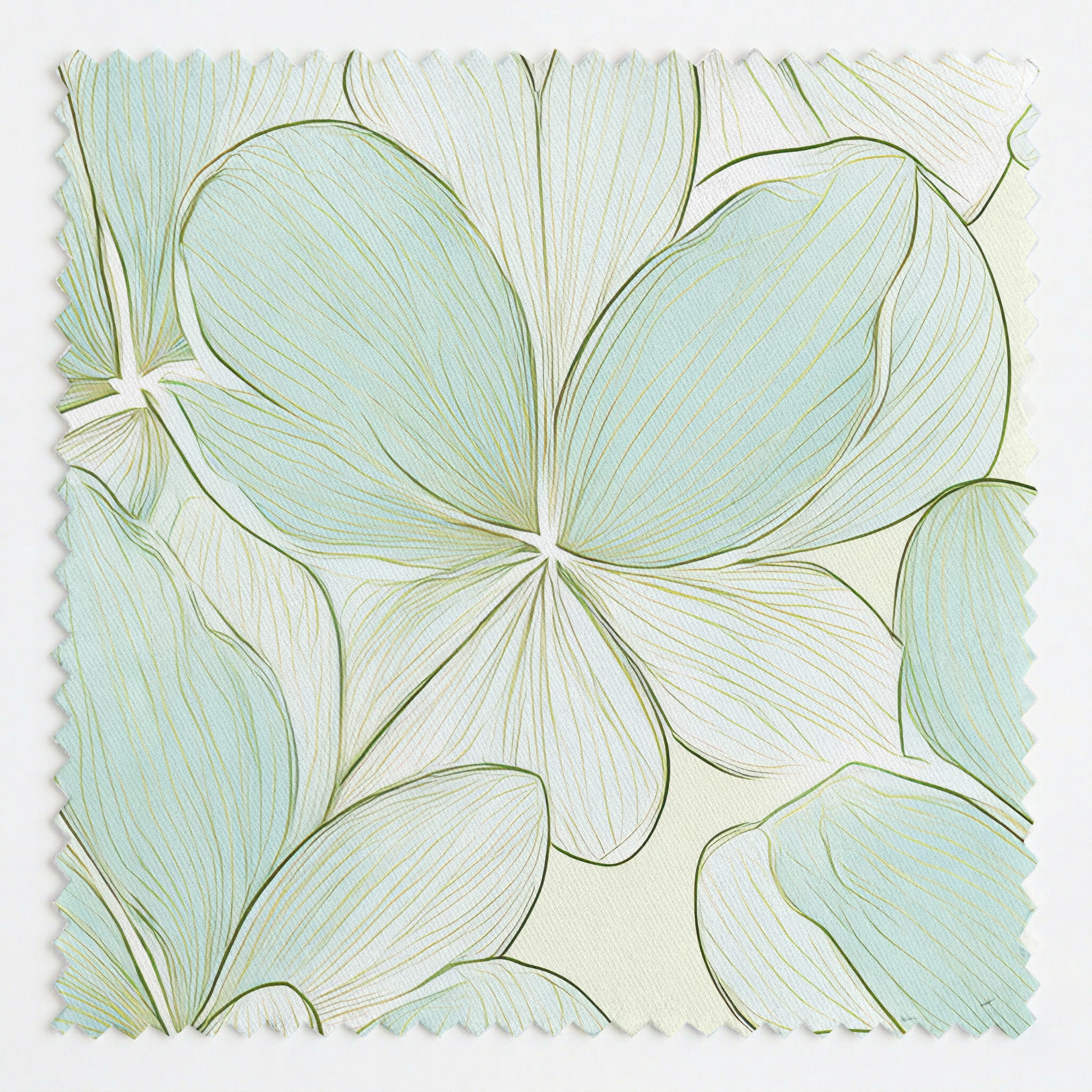 Seafoam Whispy Fabric by the Yard