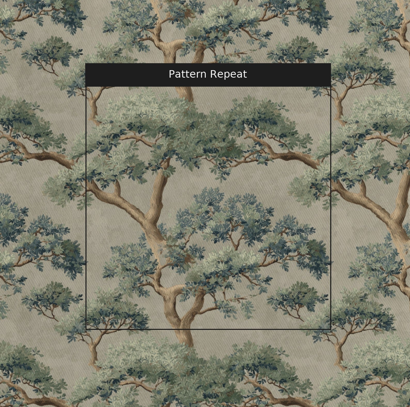 Everdene Grove Fabric by the Yard — pattern repeat