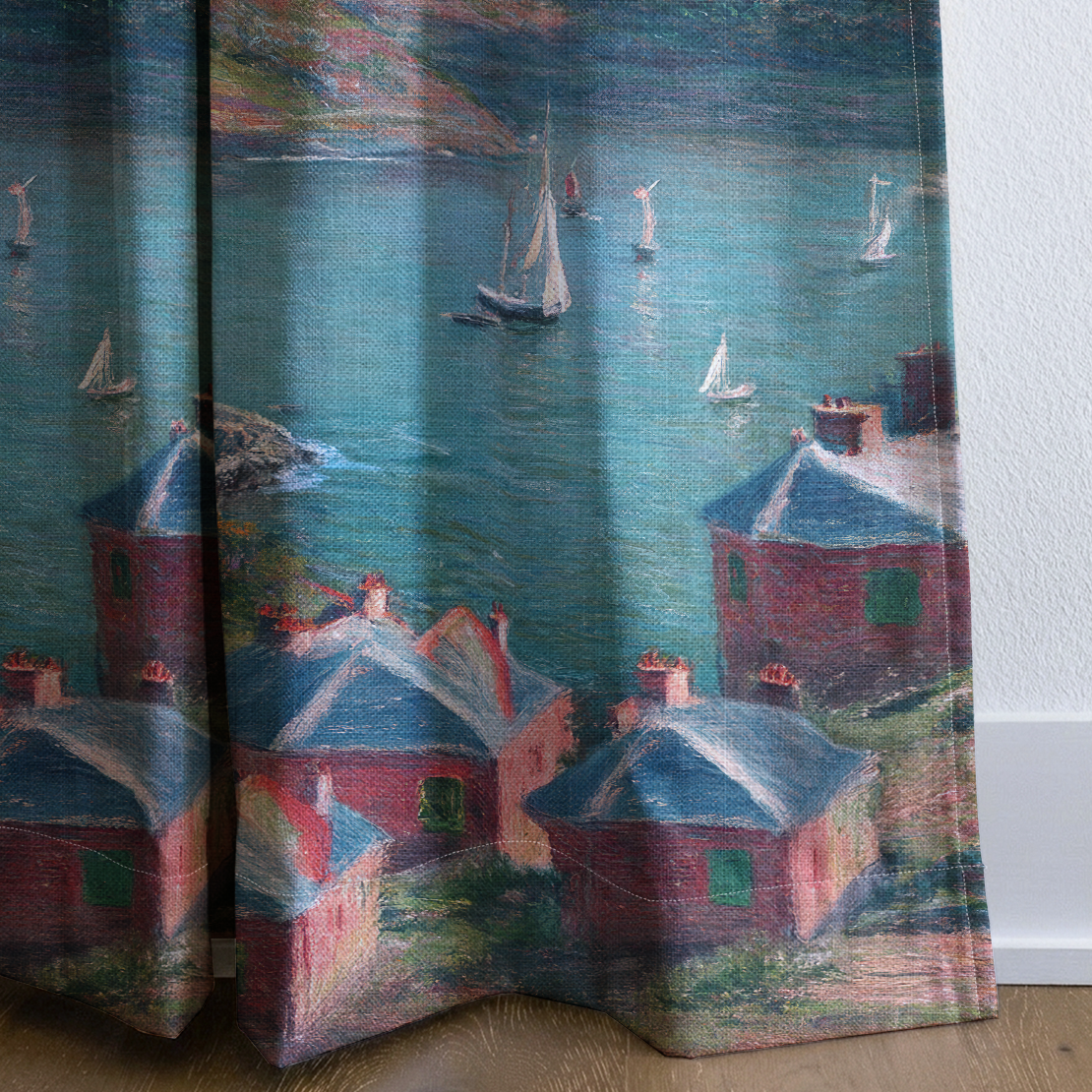 The Sea - Drapery — corner closeup