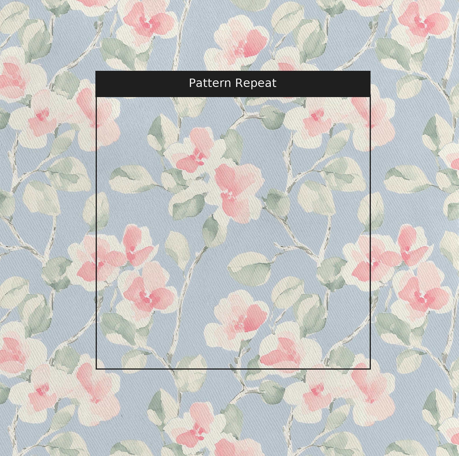 Amalfi Fabric by the Yard — pattern repeat