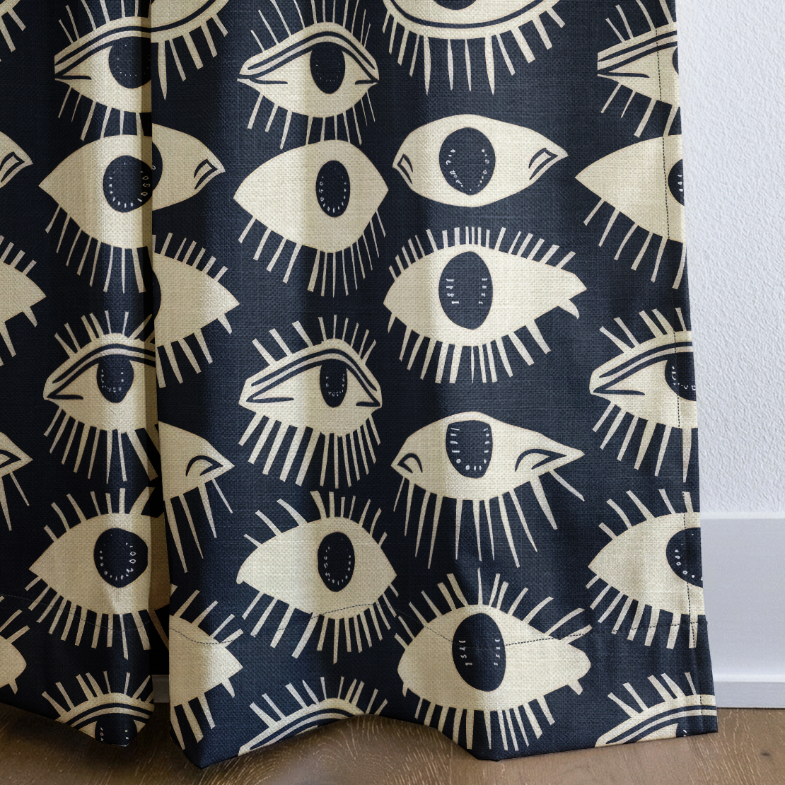 Evelyn's Insight - Drapery — corner closeup
