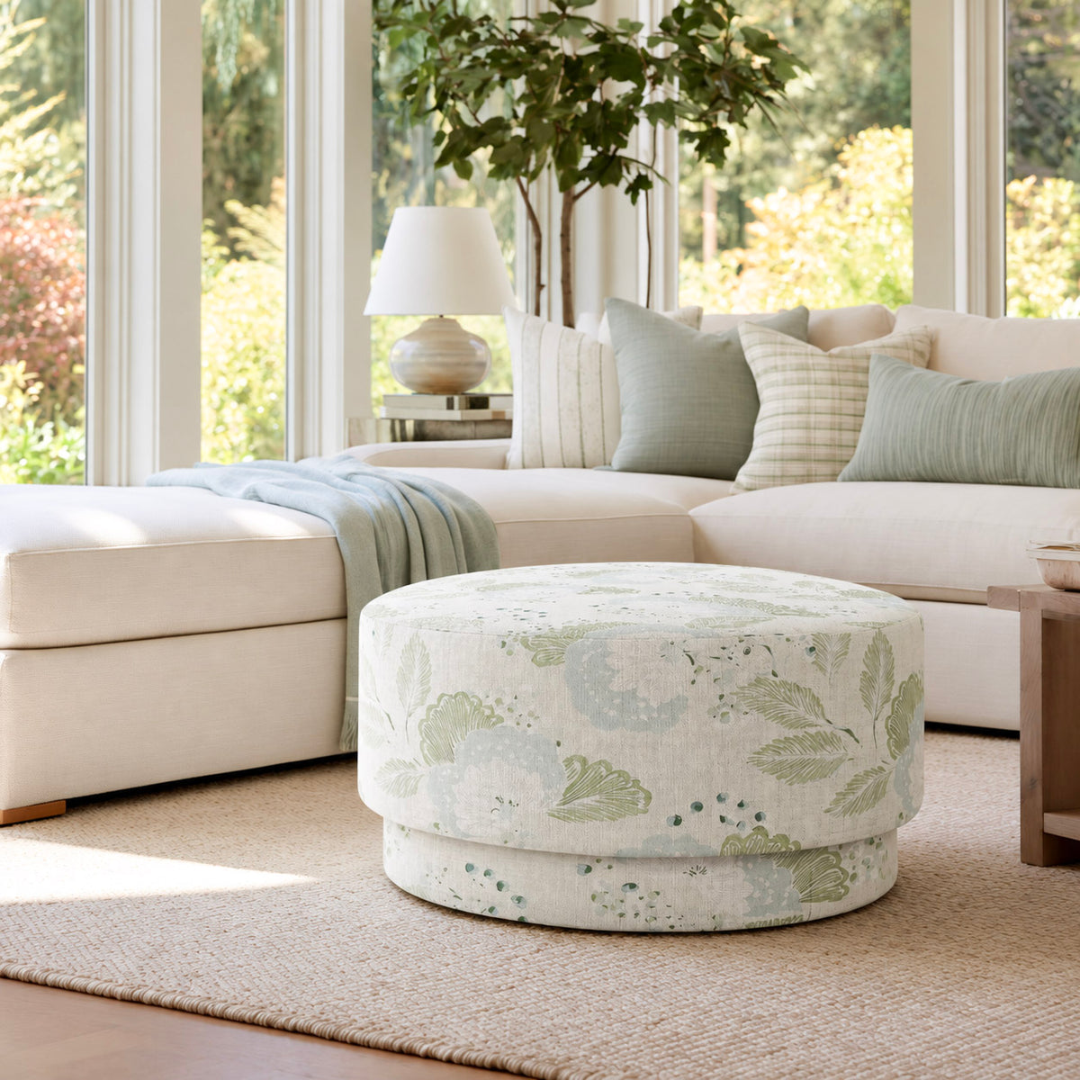 The Adelaide Ottoman in Mint to Be