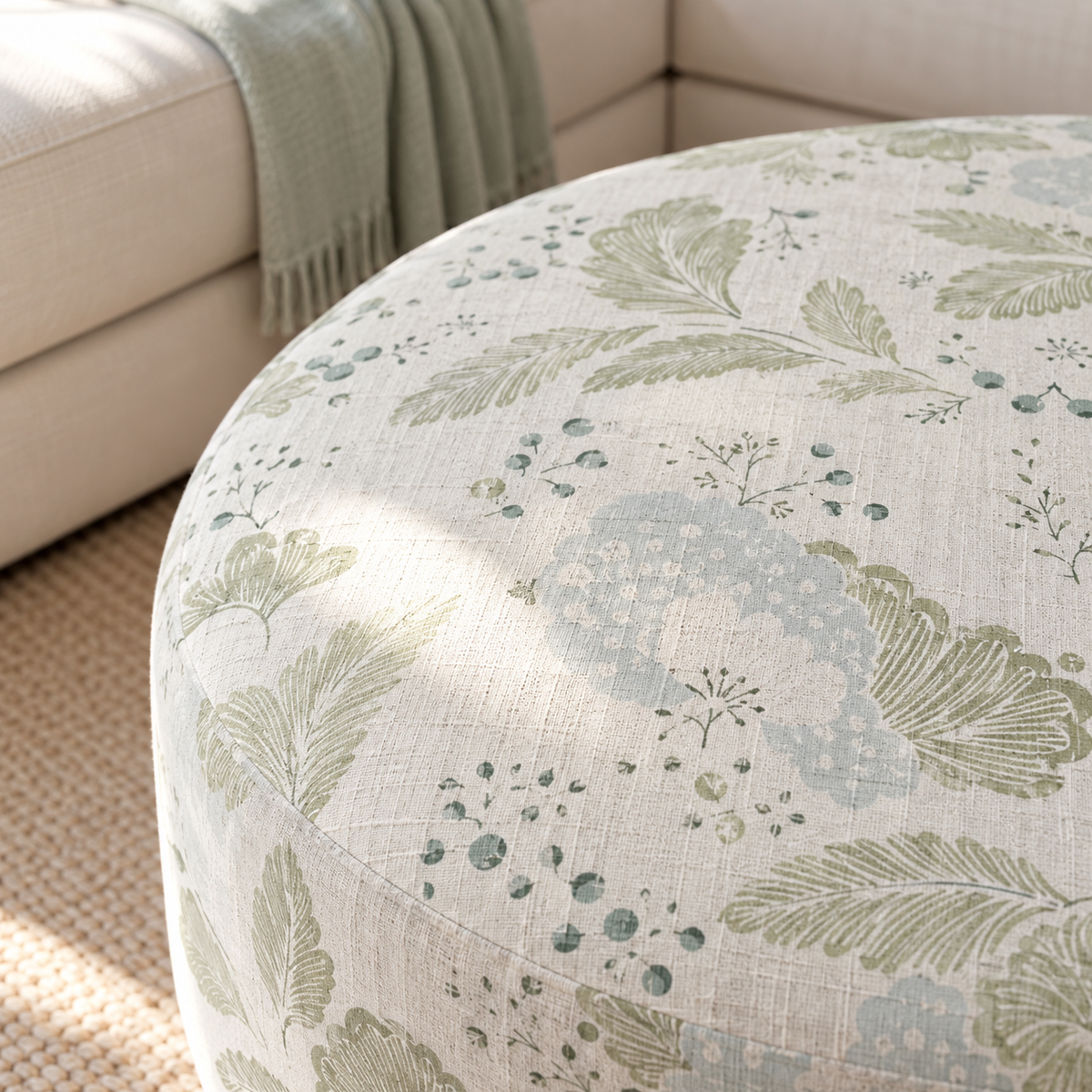 The Adelaide Ottoman in Mint to Be