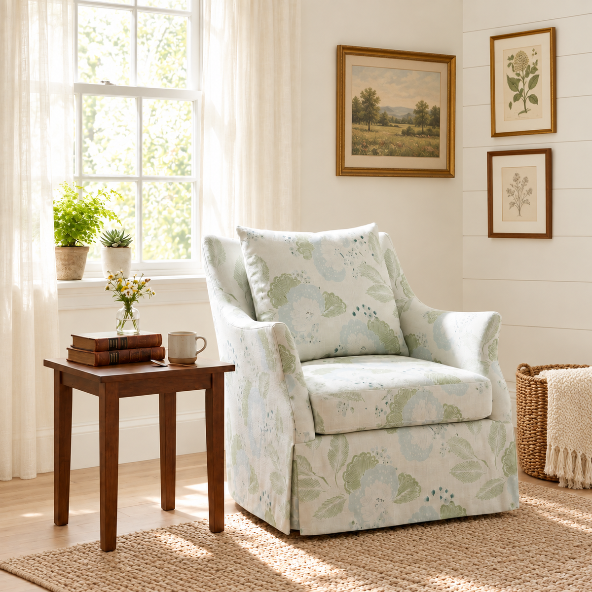 The Eleanor Chair in Mint to Be