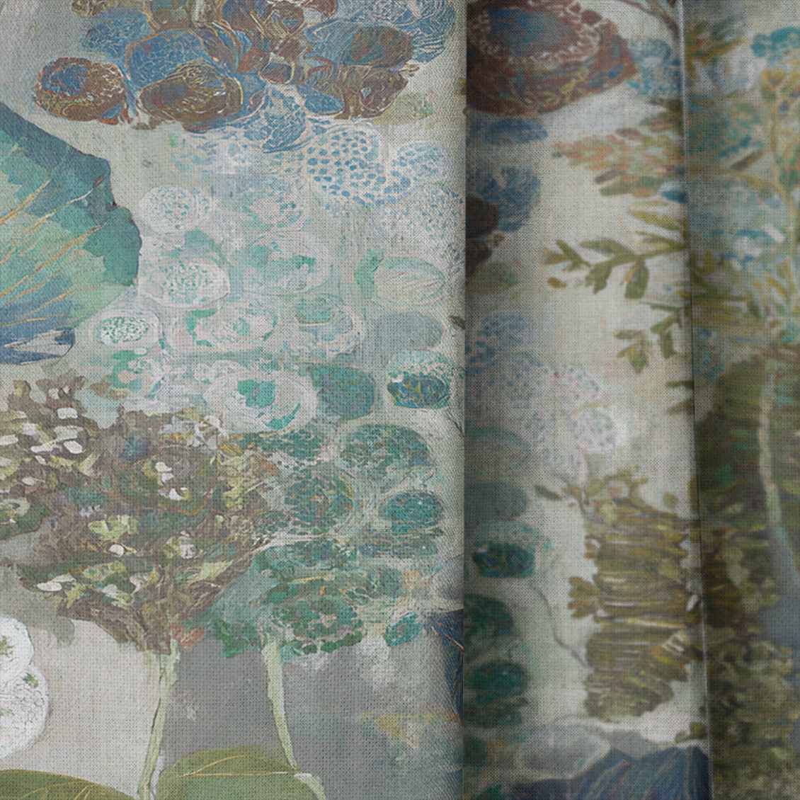 Langley - Drapery — close up