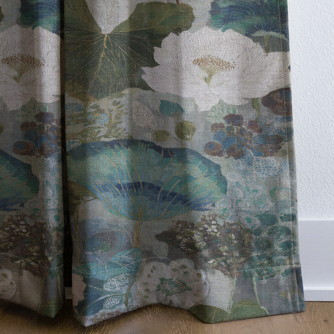Langley - Drapery — corner closeup