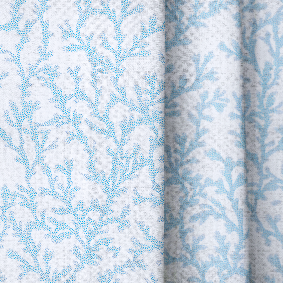 Seafoam Meadow - Drapery — close up
