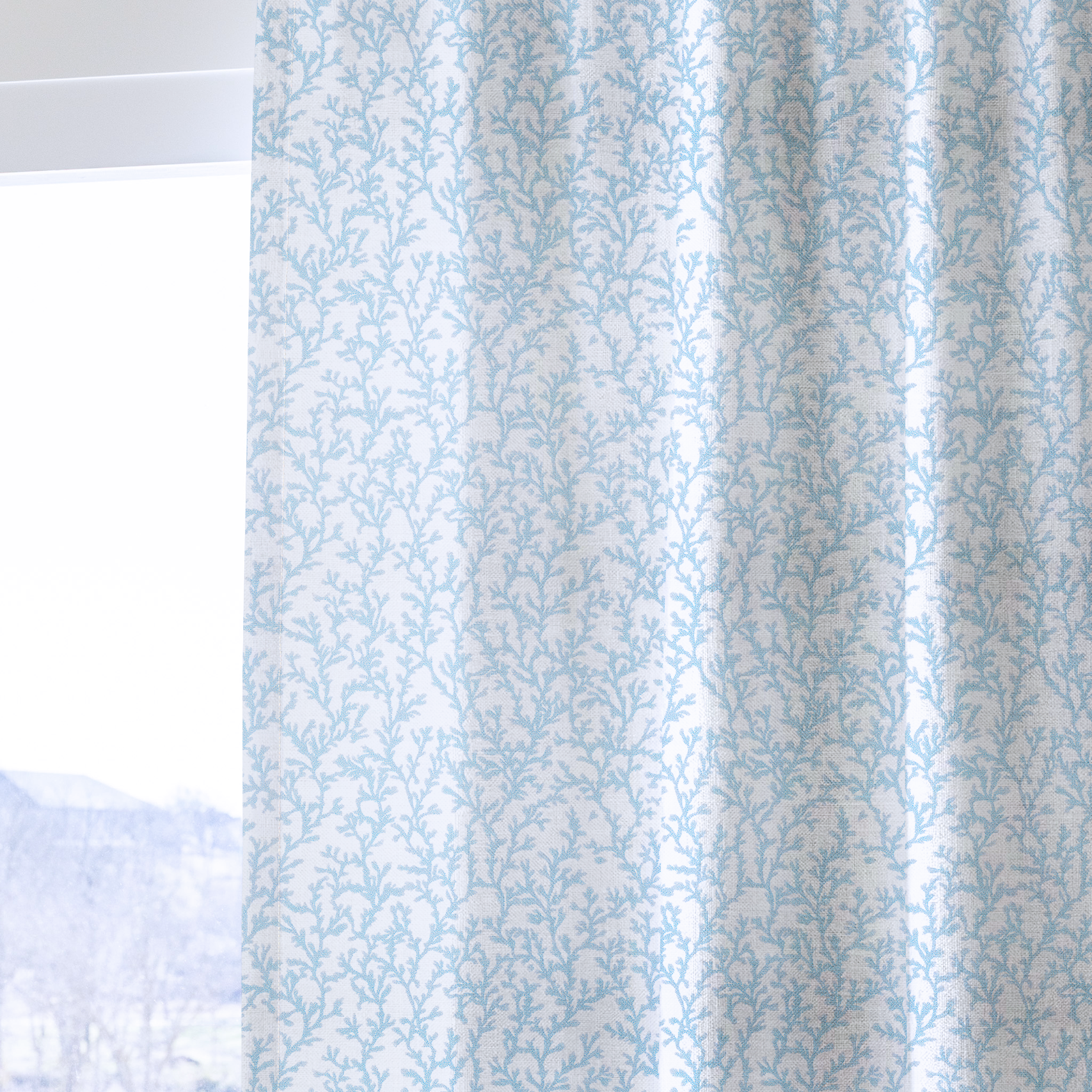 Seafoam Meadow - Drapery — one panel
