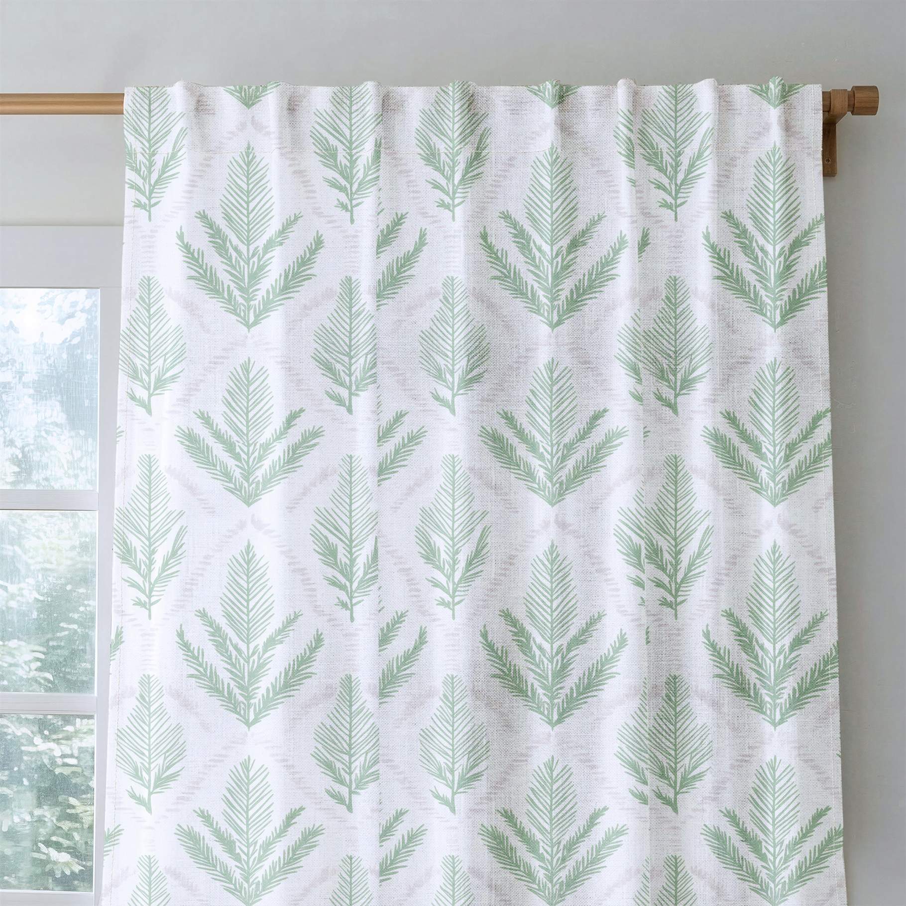 Forest Path - Drapery — rod