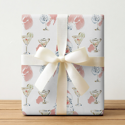 Martini Santa - Wrapping Paper