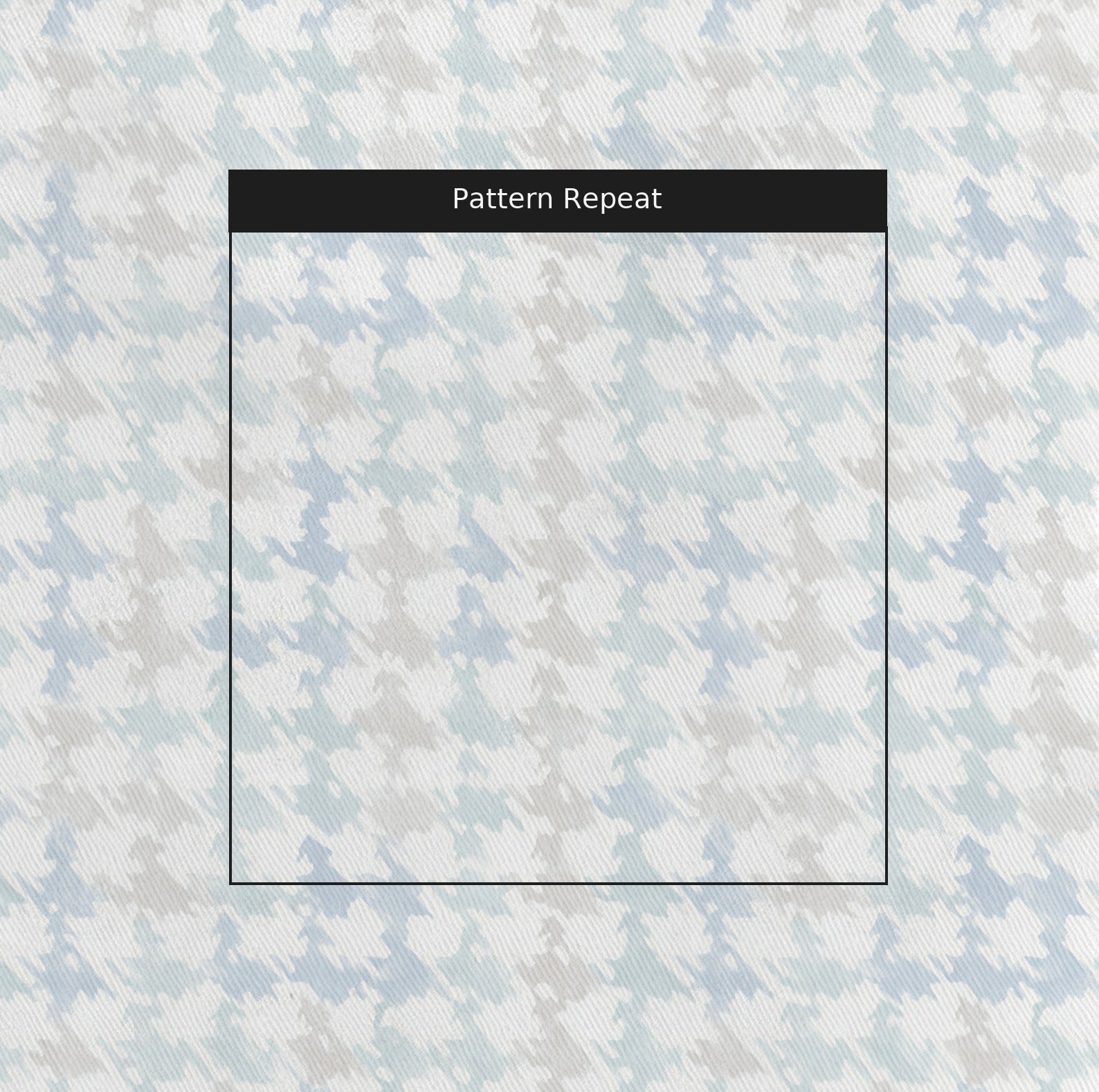 Feather Houndstooth Fabric by the Yard — pattern repeat