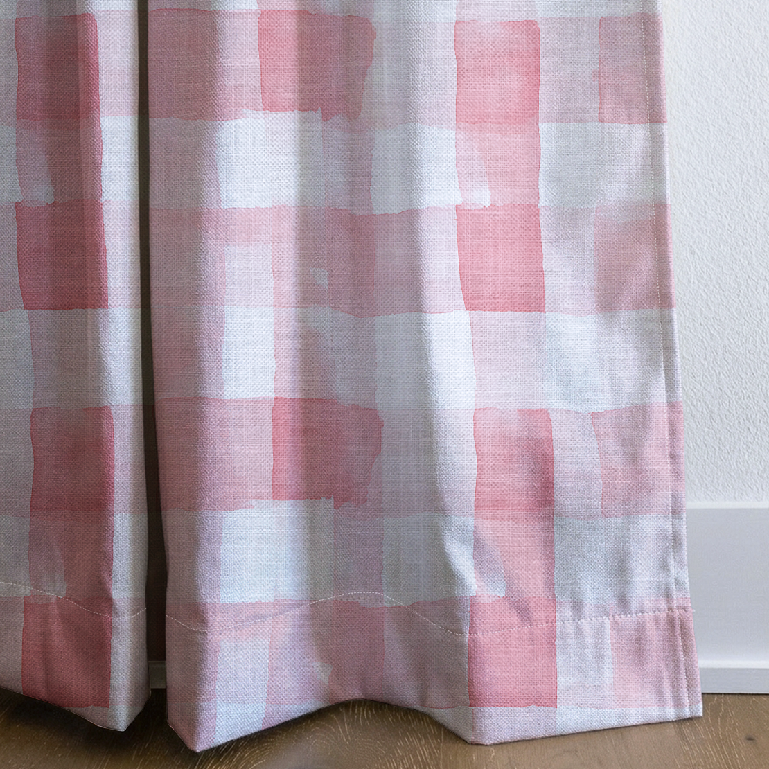 Blush Picnic - Drapery — corner closeup