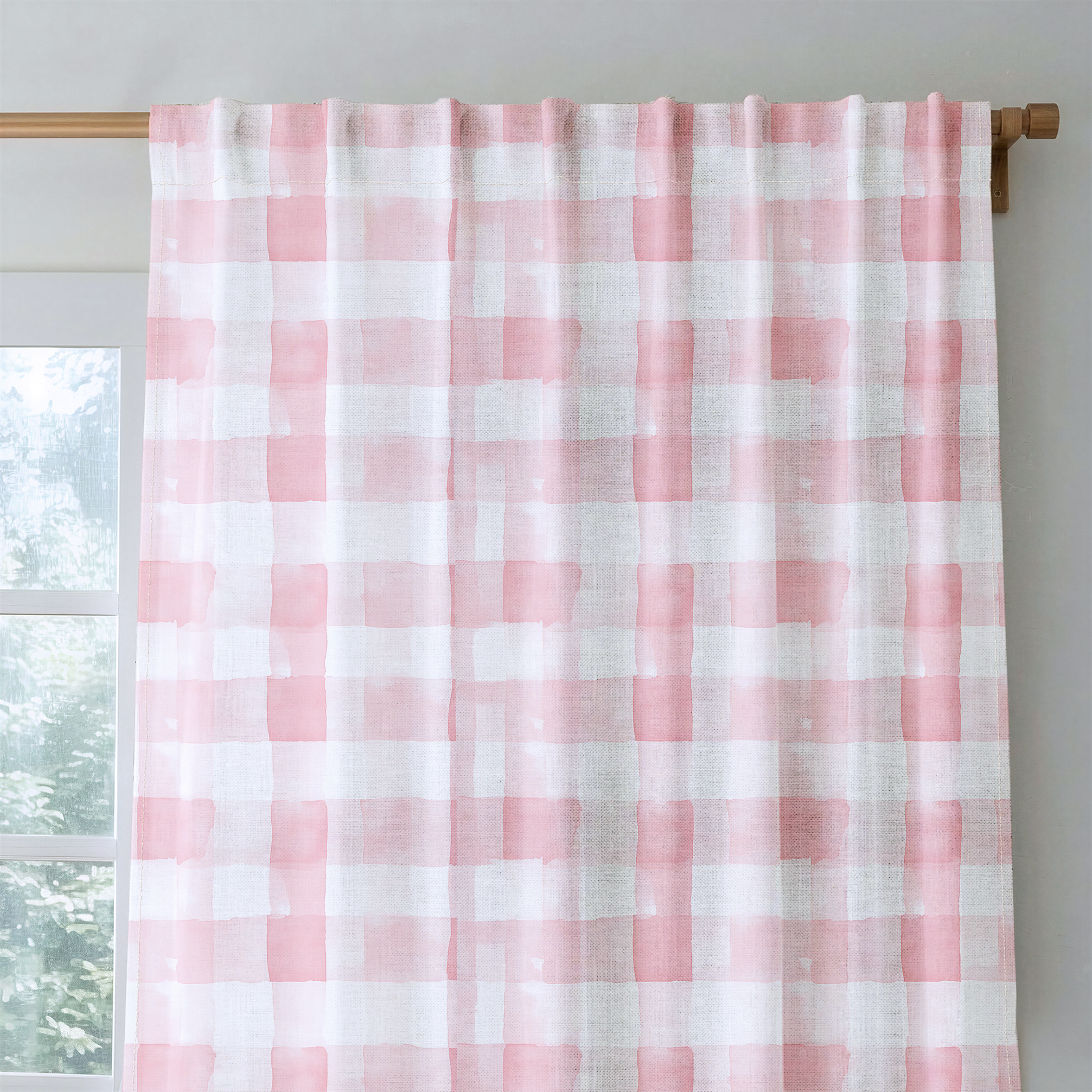 Blush Picnic - Drapery — rod