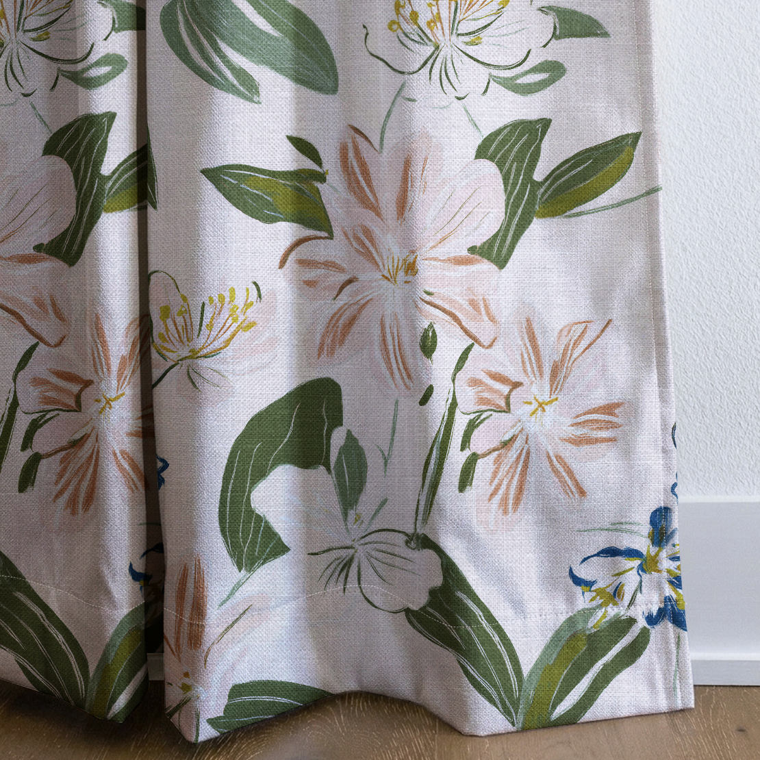 Rosalie - Drapery — corner closeup