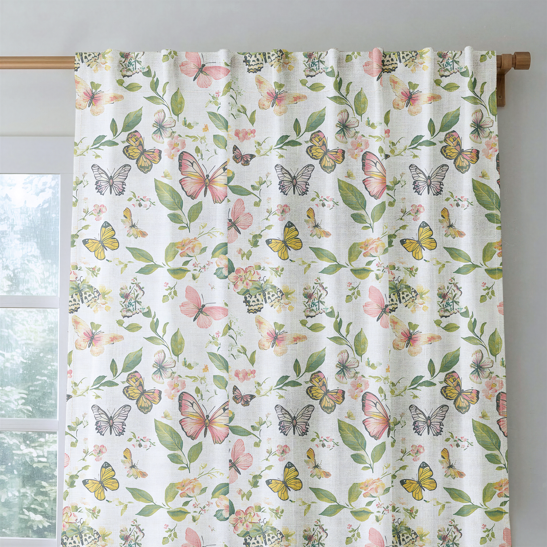 Butterfly Meadow - Drapery — rod