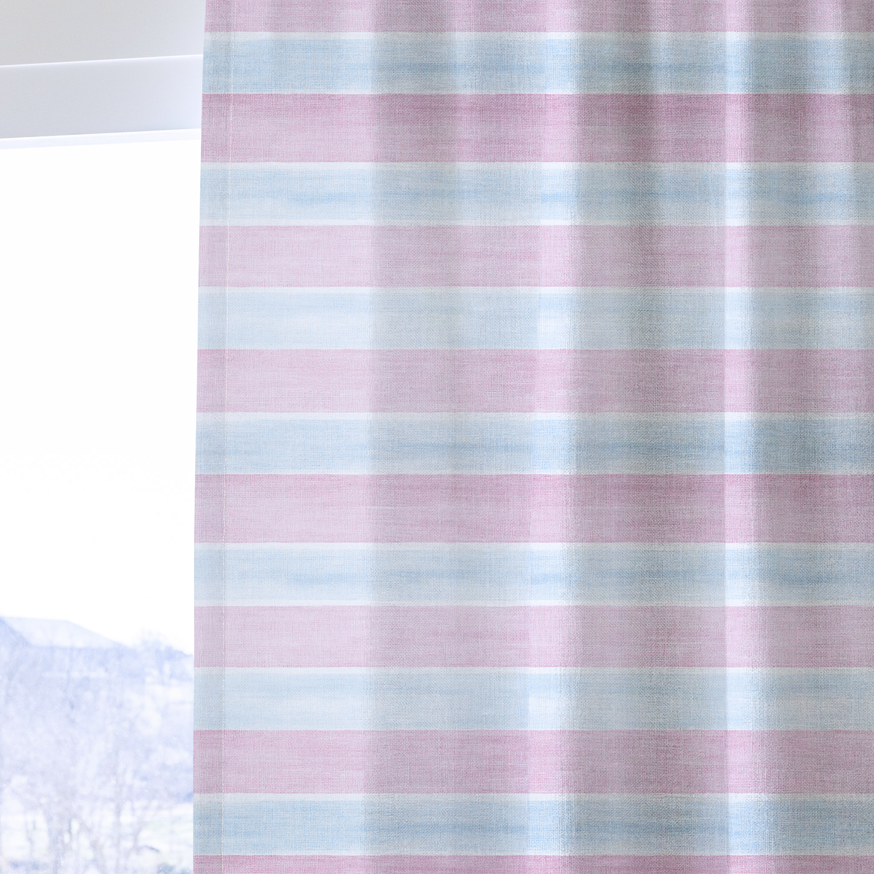 School Stripes - Drapery — one panel