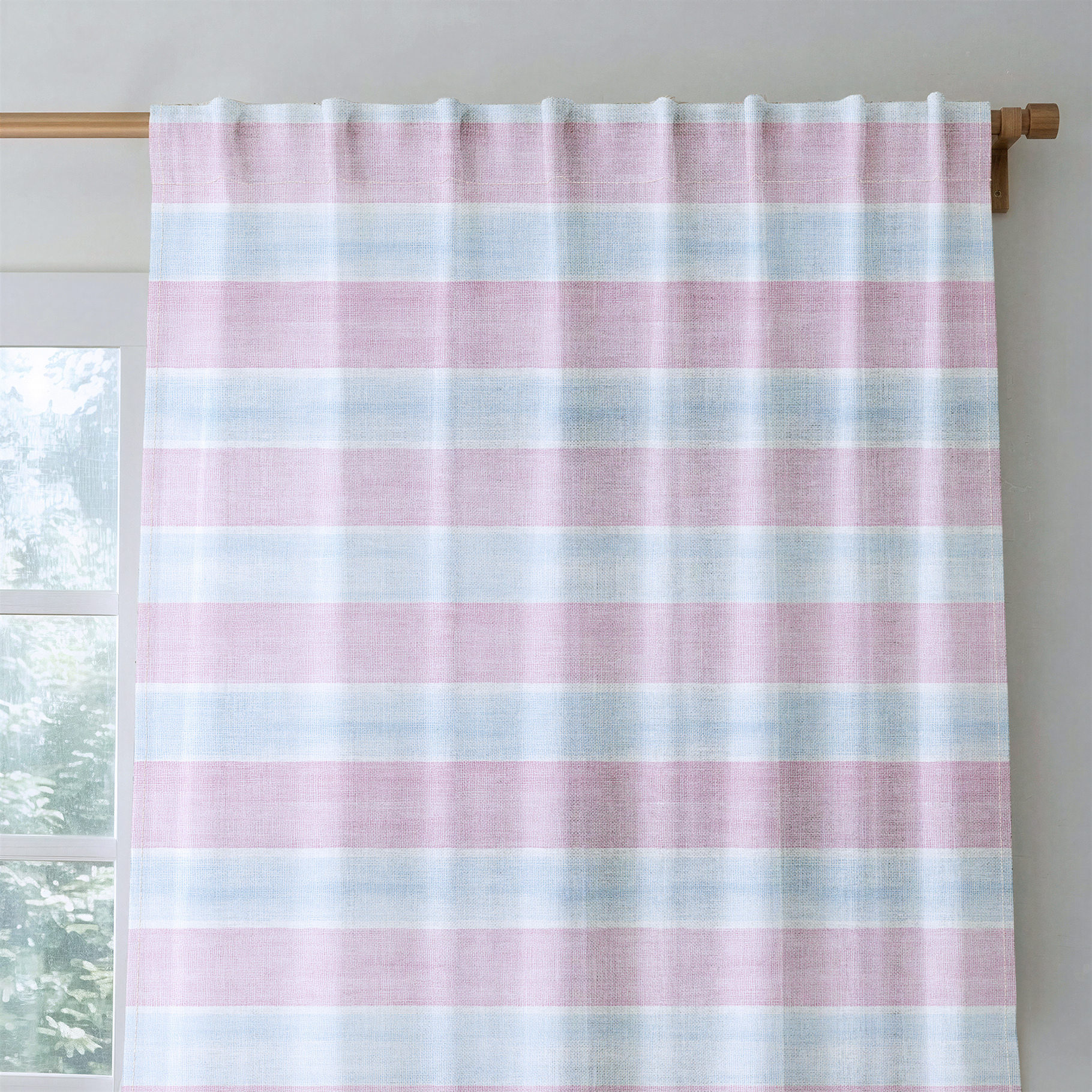School Stripes - Drapery — rod