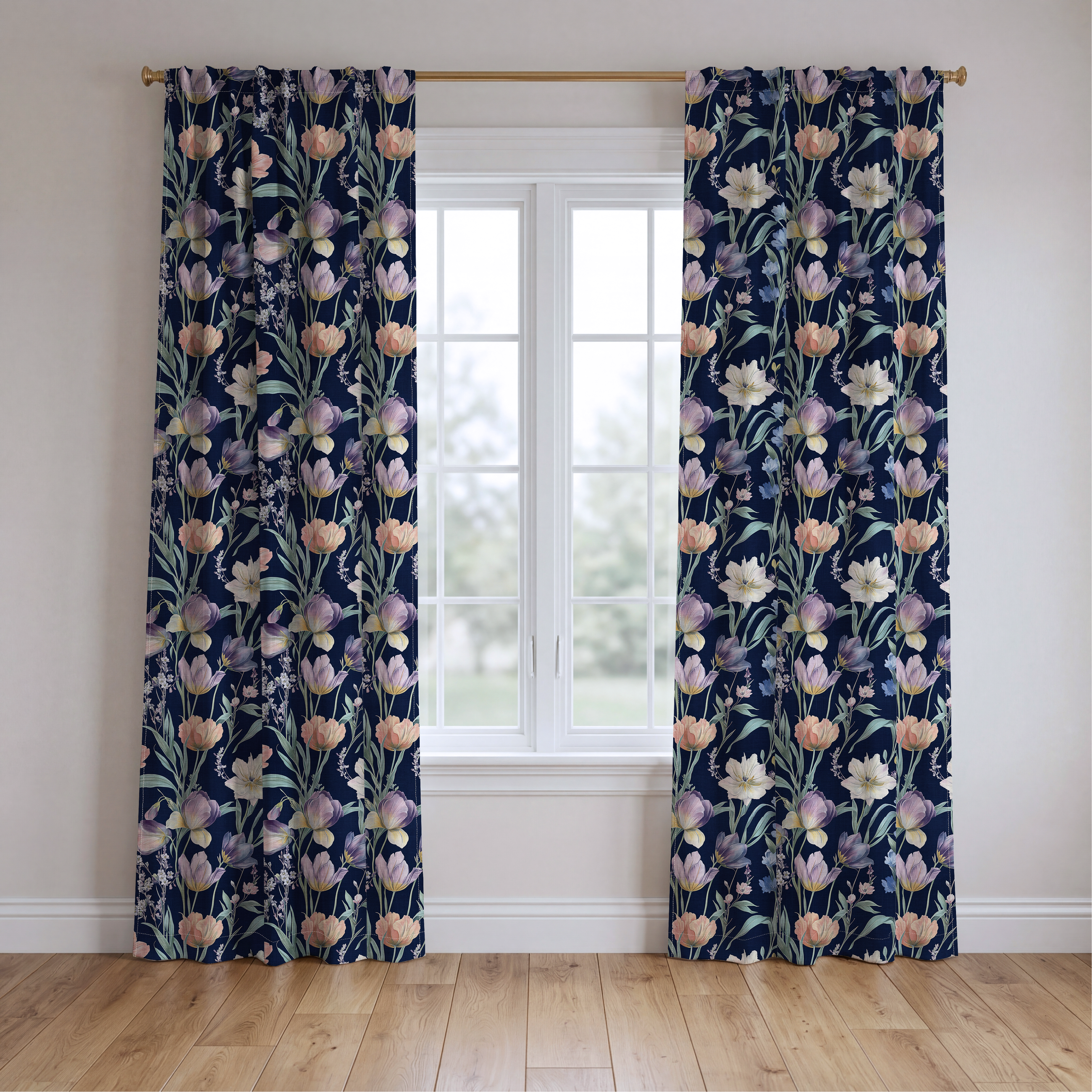 Marlaina - Drapery — two panels