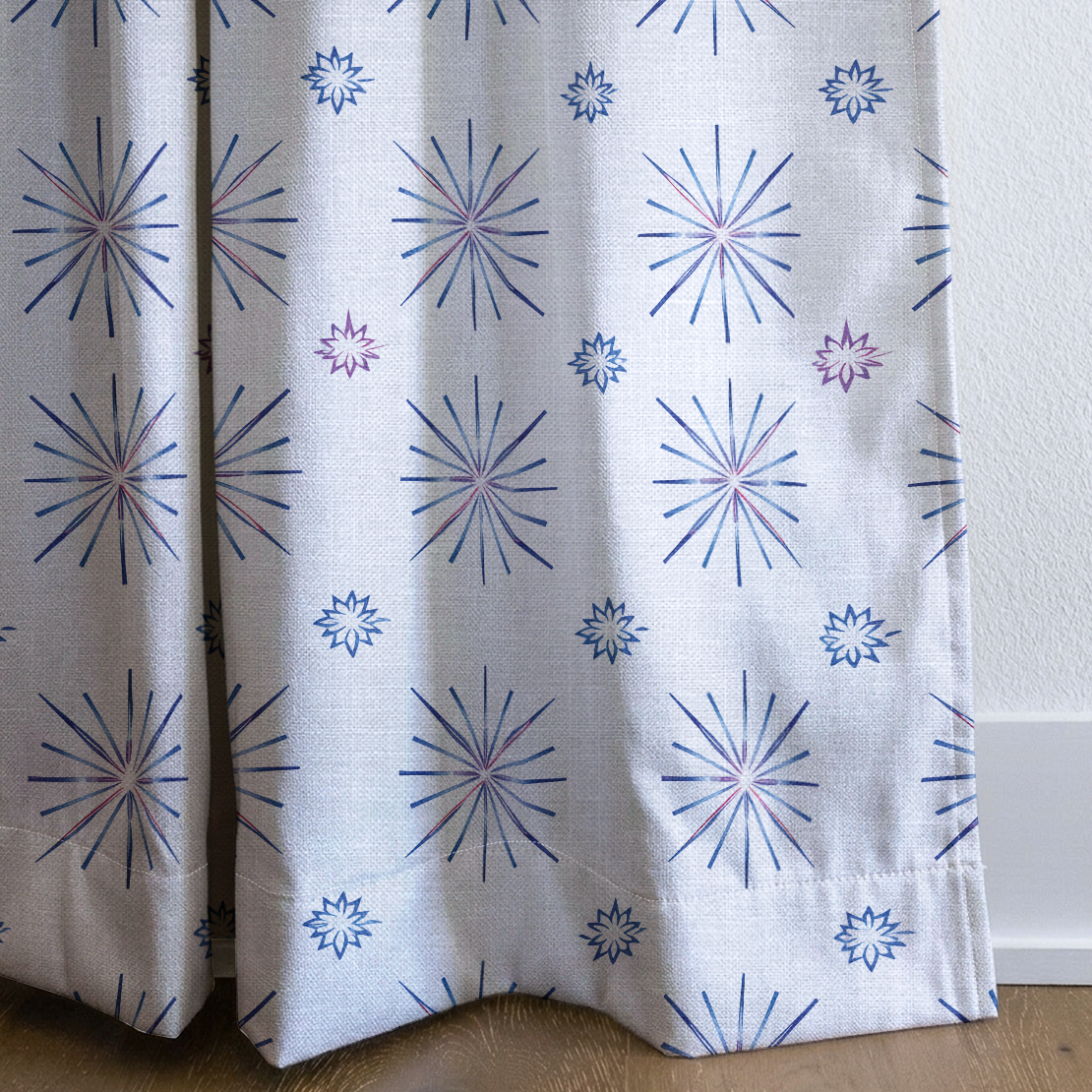 Ellison - Drapery — corner closeup