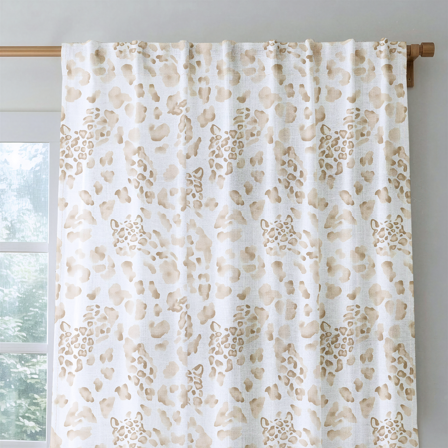 Cheetah Charm - Drapery — rod