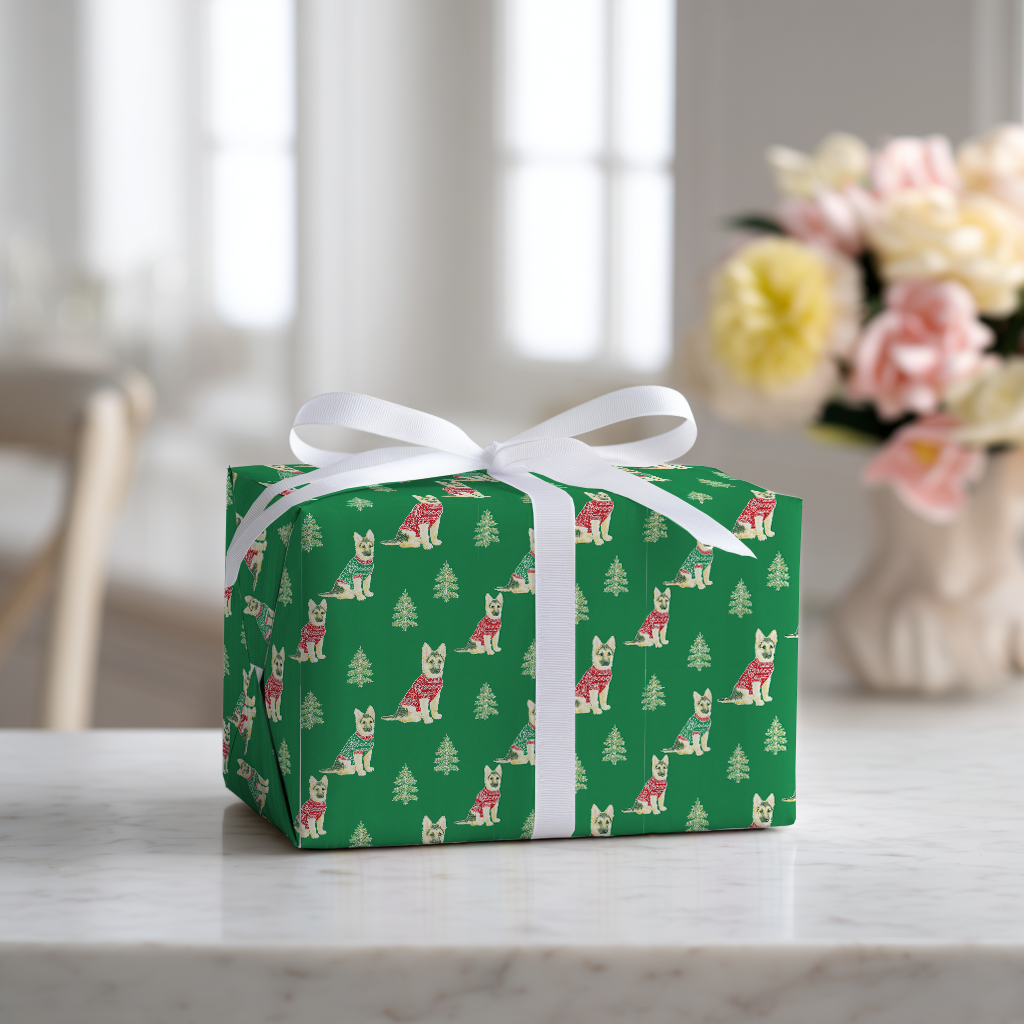 Shepherd in a Sweater - Wrapping Paper