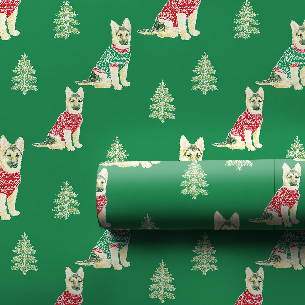 Shepherd in a Sweater - Wrapping Paper