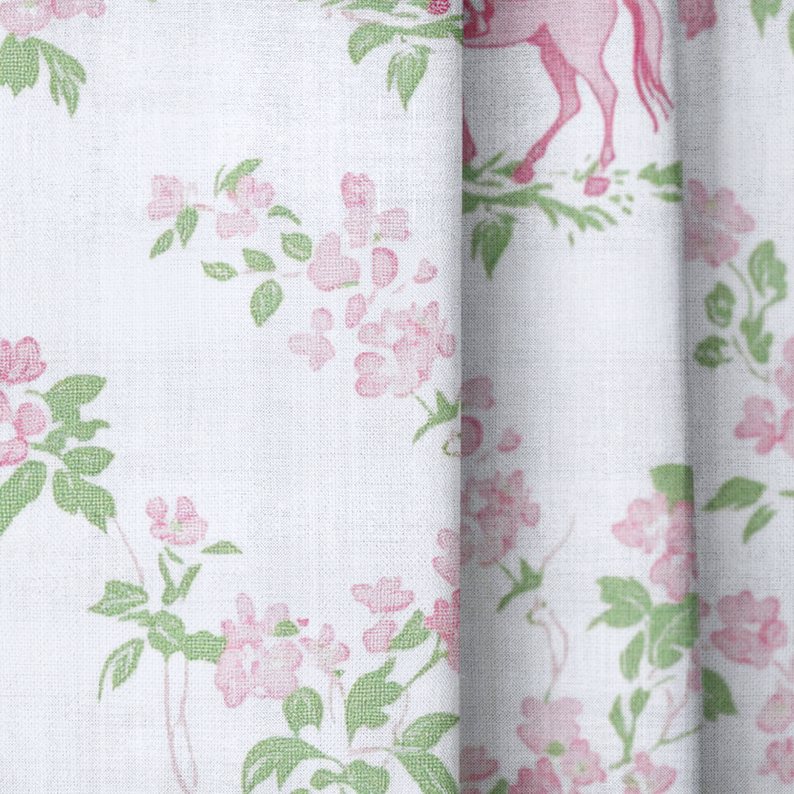 Blush Equestrian - Drapery — close up
