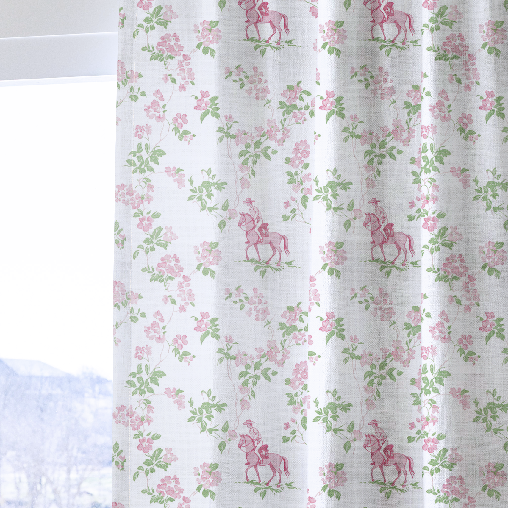 Blush Equestrian - Drapery — one panel